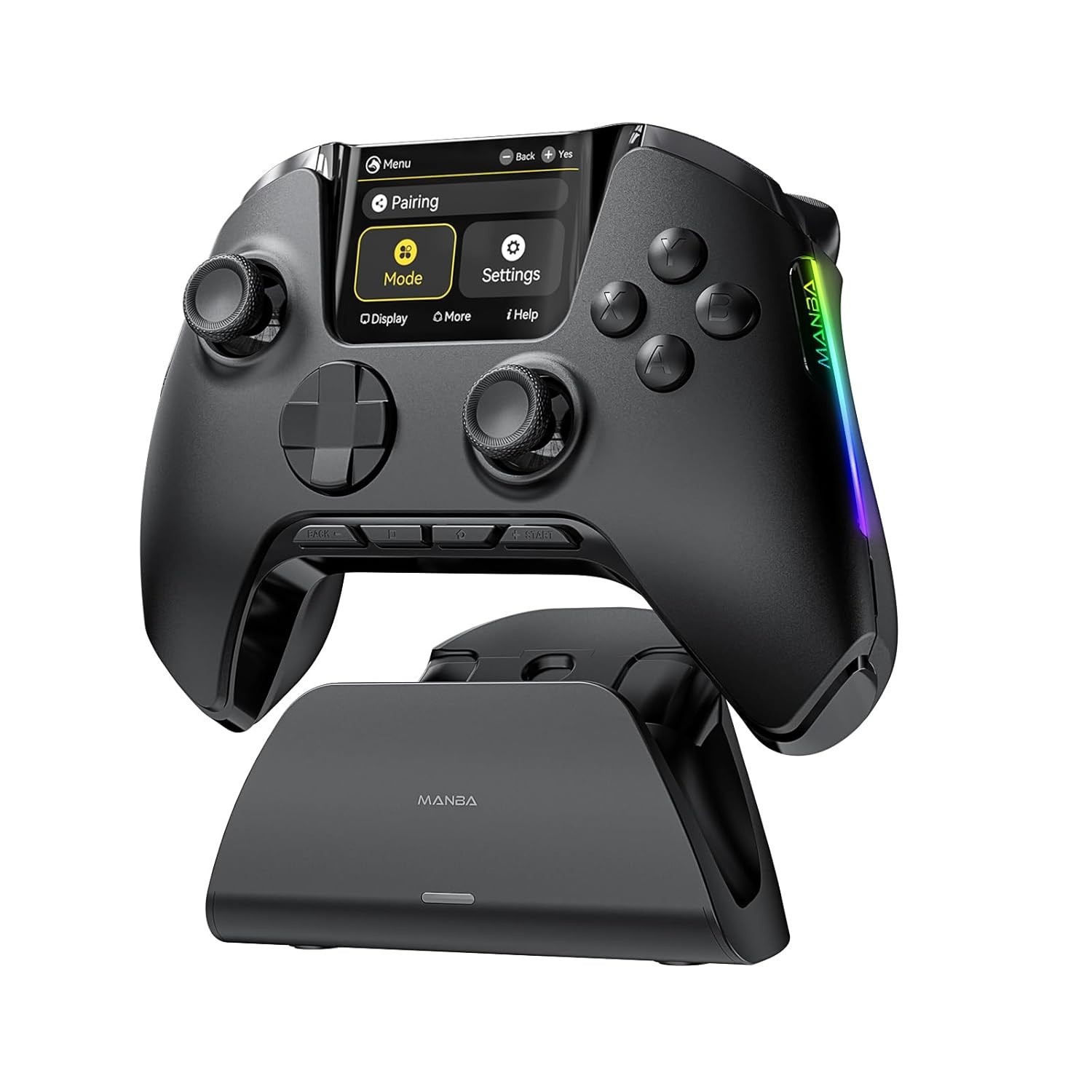 Manba One Interactive Screen Wireless Gaming Controller for Switch, PC, Android