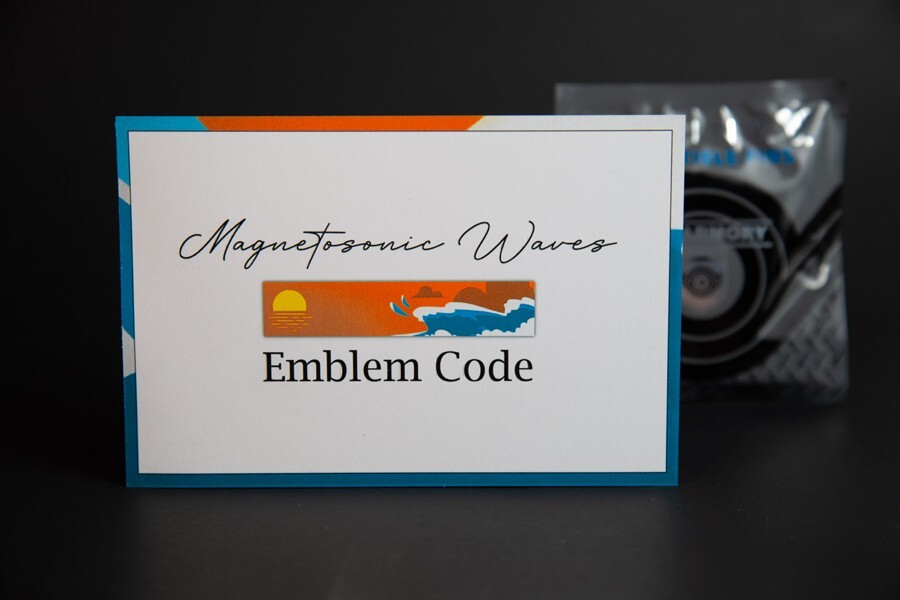 Destiny 2 Random Pin with Free Magnetosonic Waves Emblem Code Card D2