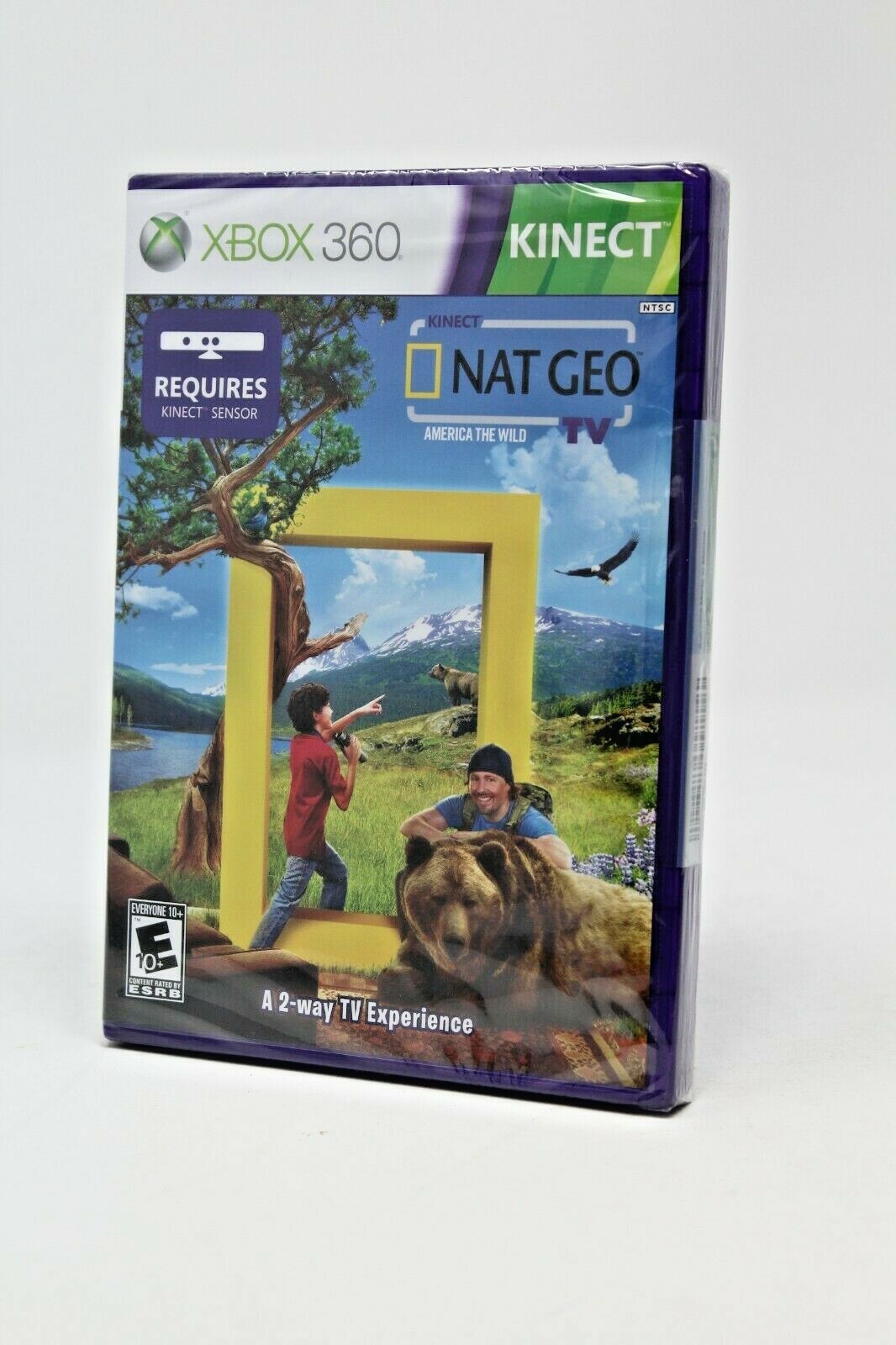 Kinect Nat Geo TV: America the Wild – Microsoft Xbox 360 – NEW – SEALED