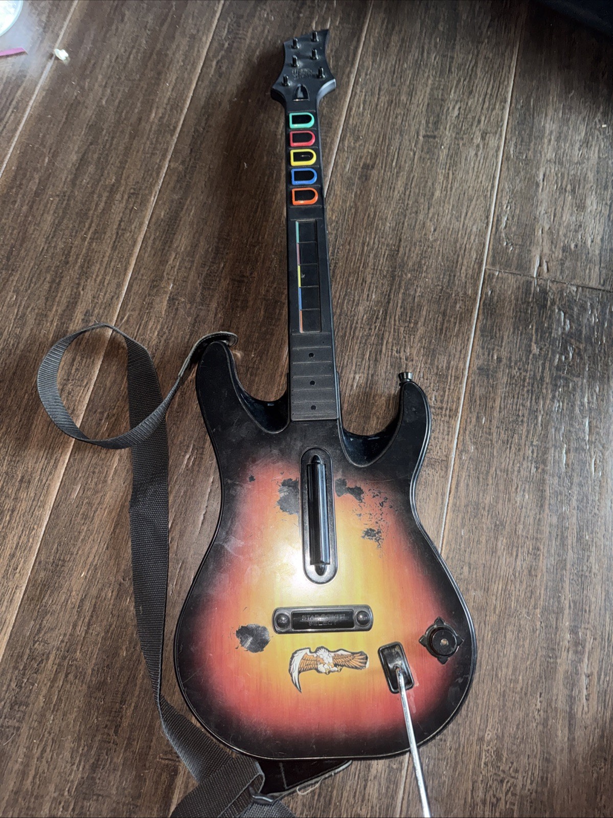 Playstation 2 Guitar Hero Wireless Controller Red Octane PS2, See Notes