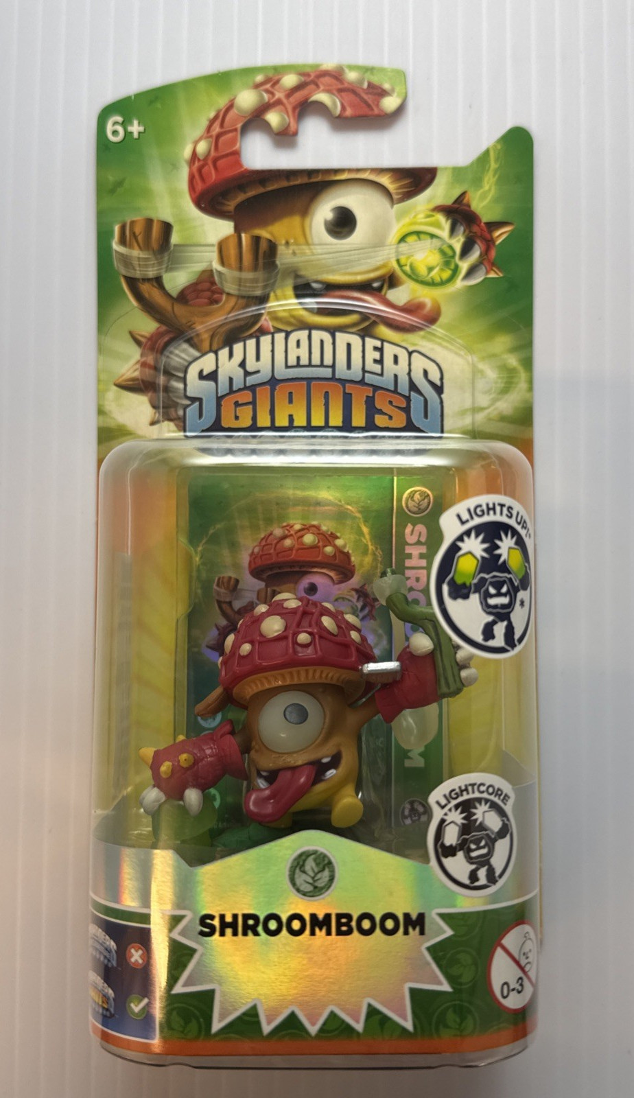 2012 Activision Skylanders Giants Shroomboom Figure Lights Up Lightcore Mushroom