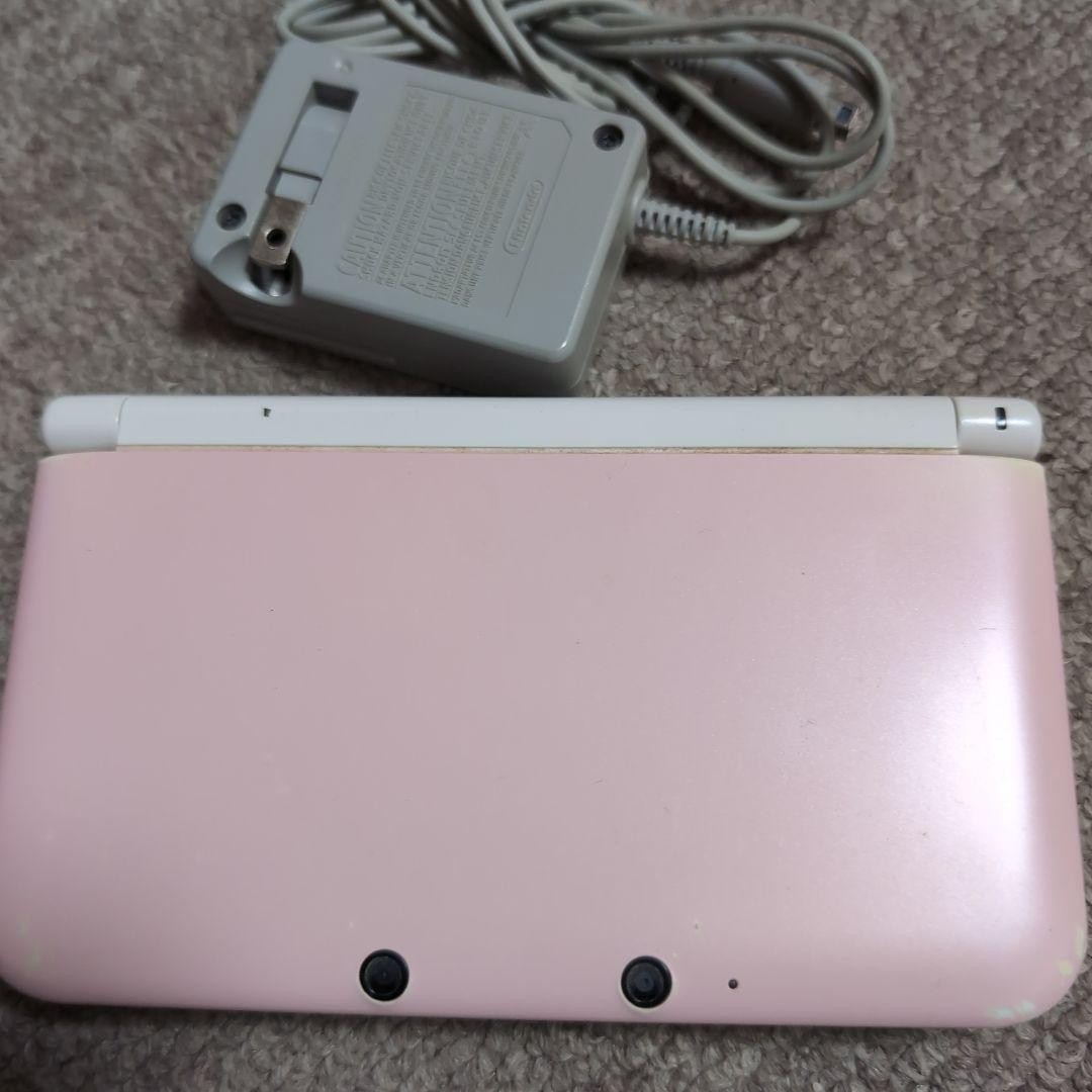 Nintendo 3DS XL Launch Edition White & Pink Handheld System Japanese veresion