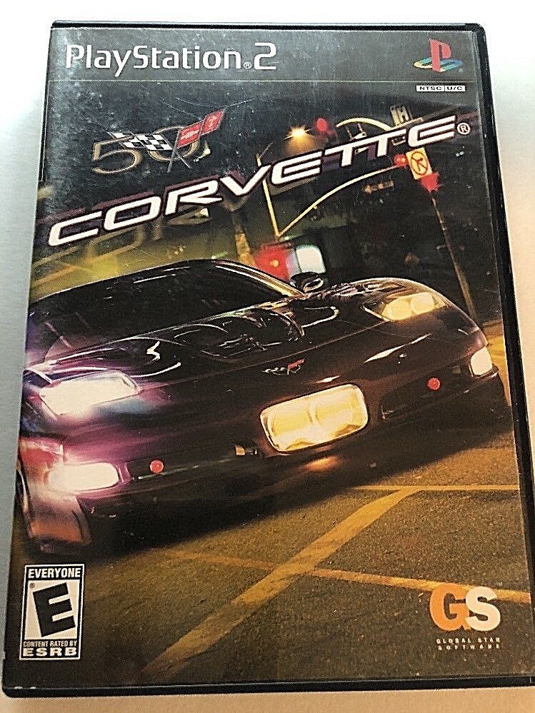 Corvette (Sony PlayStation 2, 2004),Cleaned And Tested,CIB
