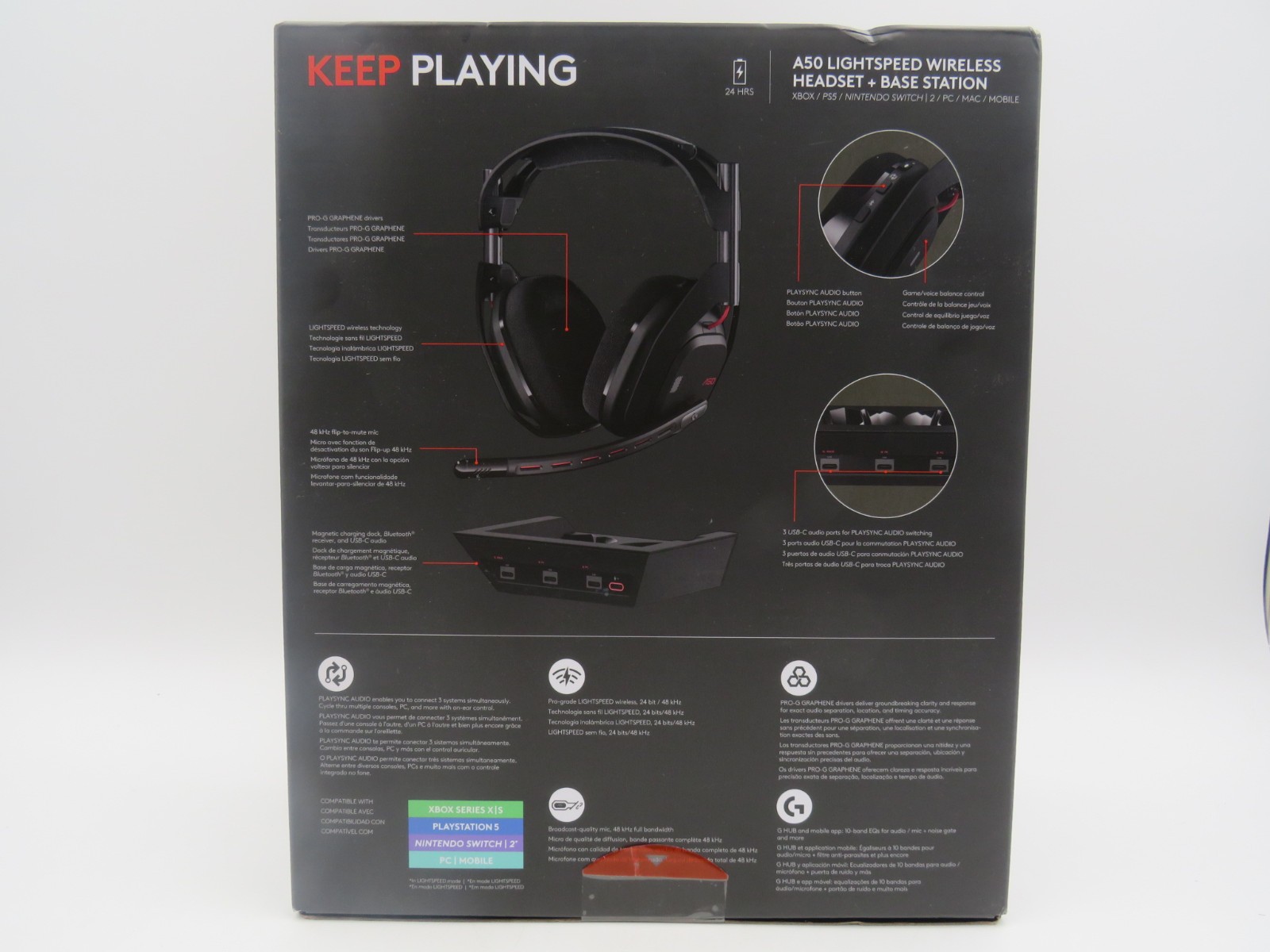 Logitech G Astro A50 Multi-Platform Wireless Gaming Headset + Base Station