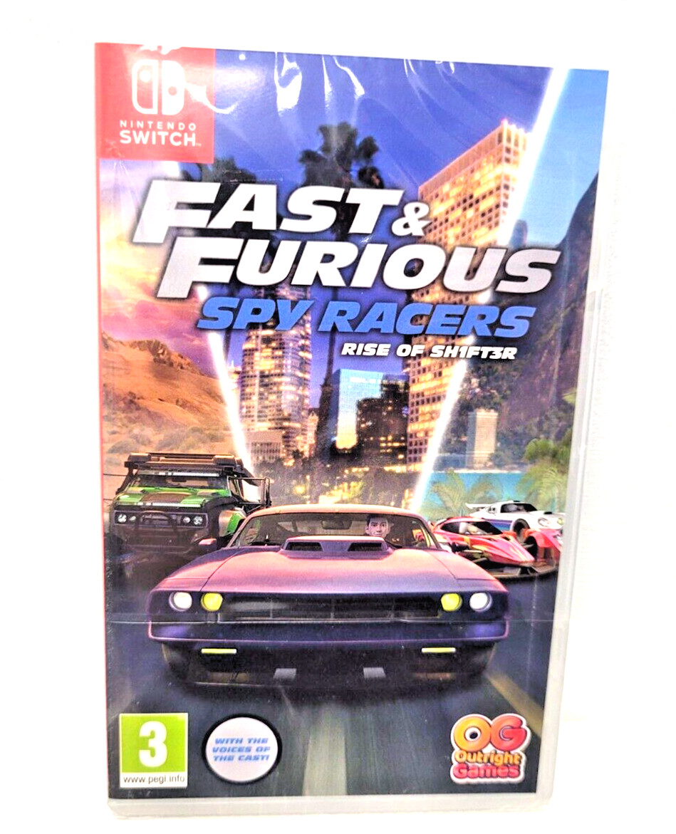 Fast & Furious Spy Racers Rise of Sh1ft3r Shifter Nintendo Switch NEW SEALED