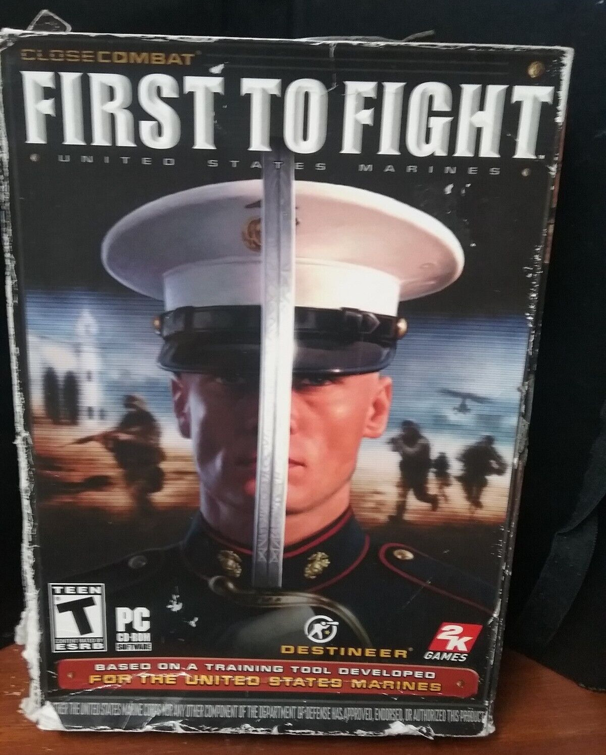 CLOSE COMBAT FIRST FLIGHT UNITED STATES MARINE (PC, 2005, 3-DISC SET)