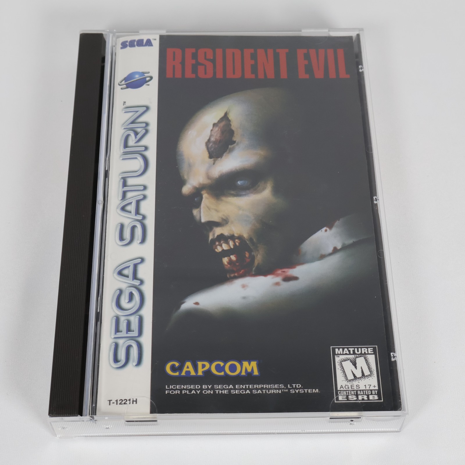Resident Evil (Sega Saturn 1997) CIB Complete w Manual, Reg Card, Excellent Disc