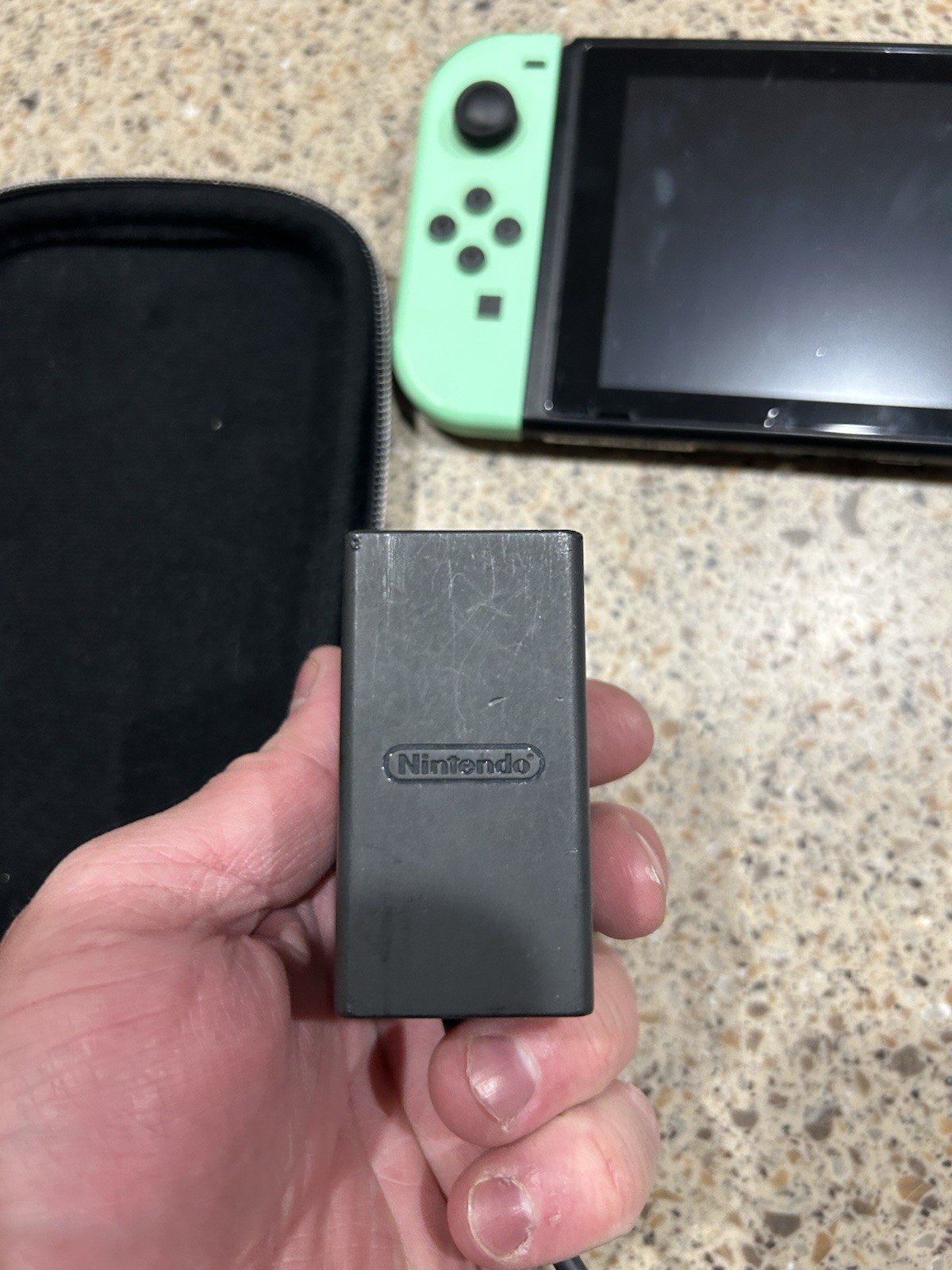 Nintendo Switch Console with Dock-Case-Charger-Works-Has Wear-Scratches!!!Read!!