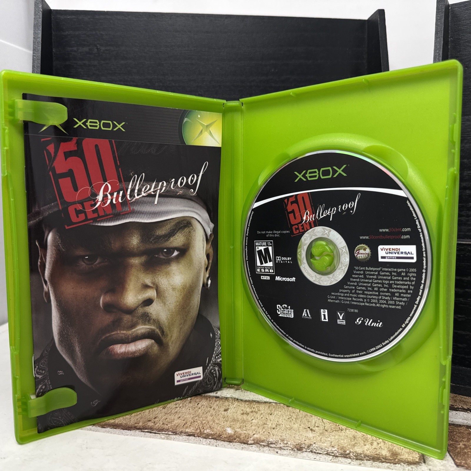 50 Cent Bulletproof Original Xbox Third Person Action Shooter Hip Hop No Manual