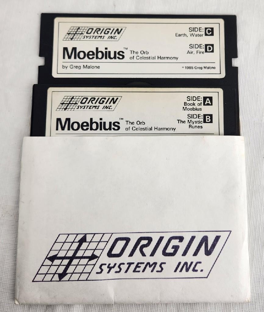 Moebius: The Orb of Celestial Harmony Origin Systems for Commodore 64