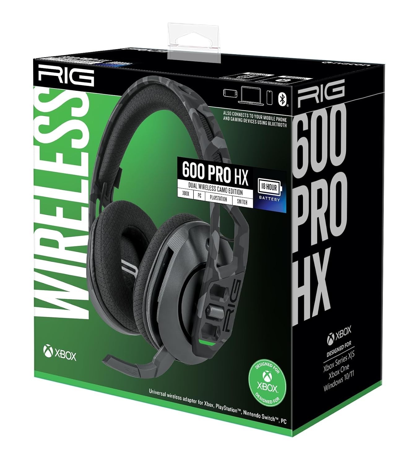 RIG 600 PRO HX Dual Wireless Universal Gaming Headset with 2.4GHz / Bluetooth fo