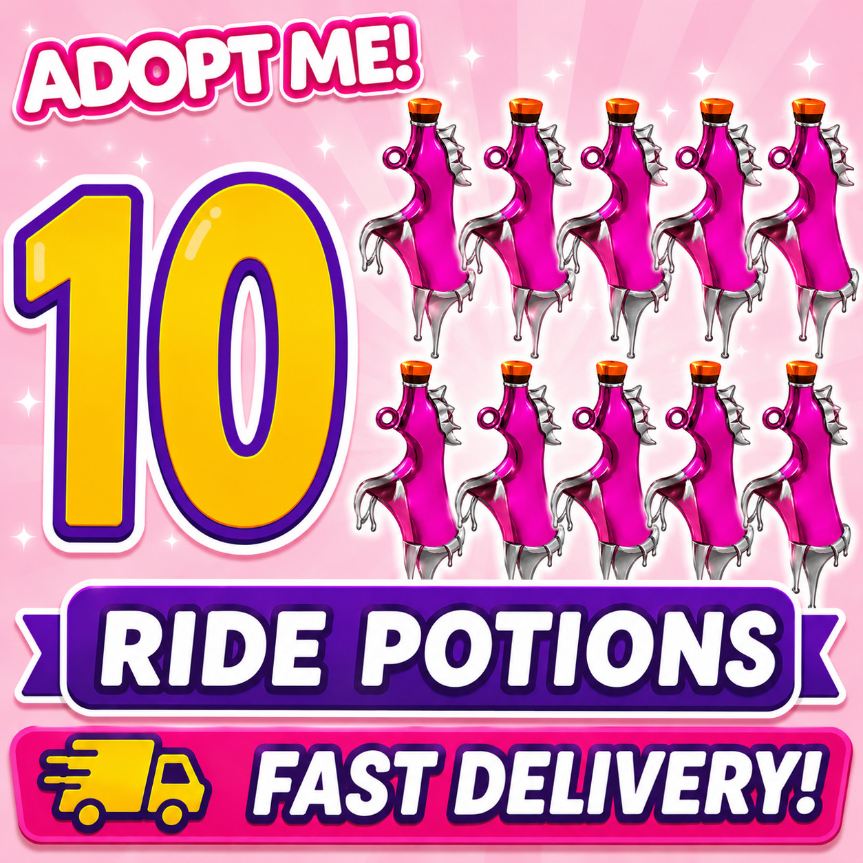 10 Ride Potions Adopt From Me Today!