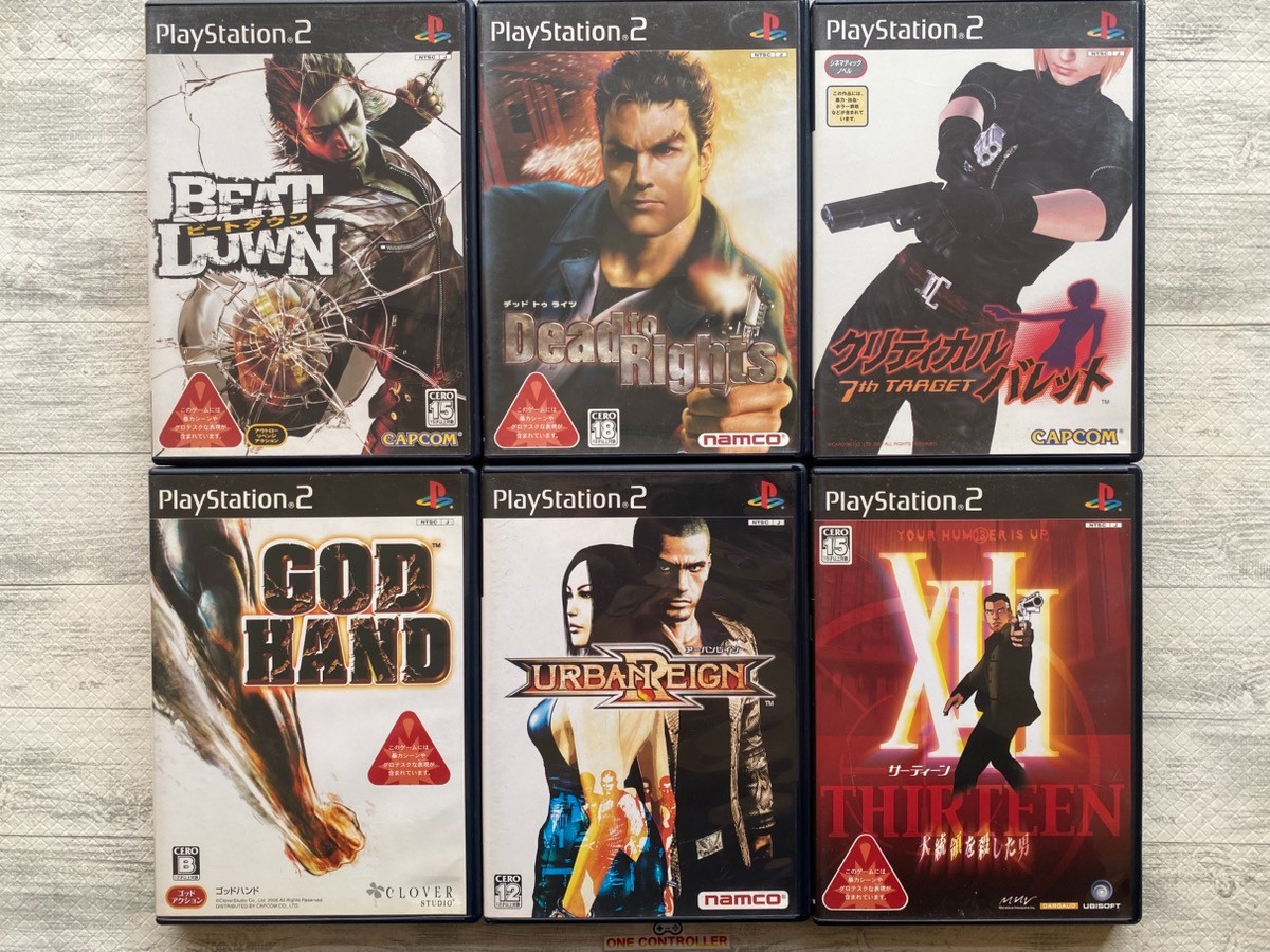SONY PS2 Beat Down God Hand Dead To Rights Urban Reign Critical Bullet Thirteen
