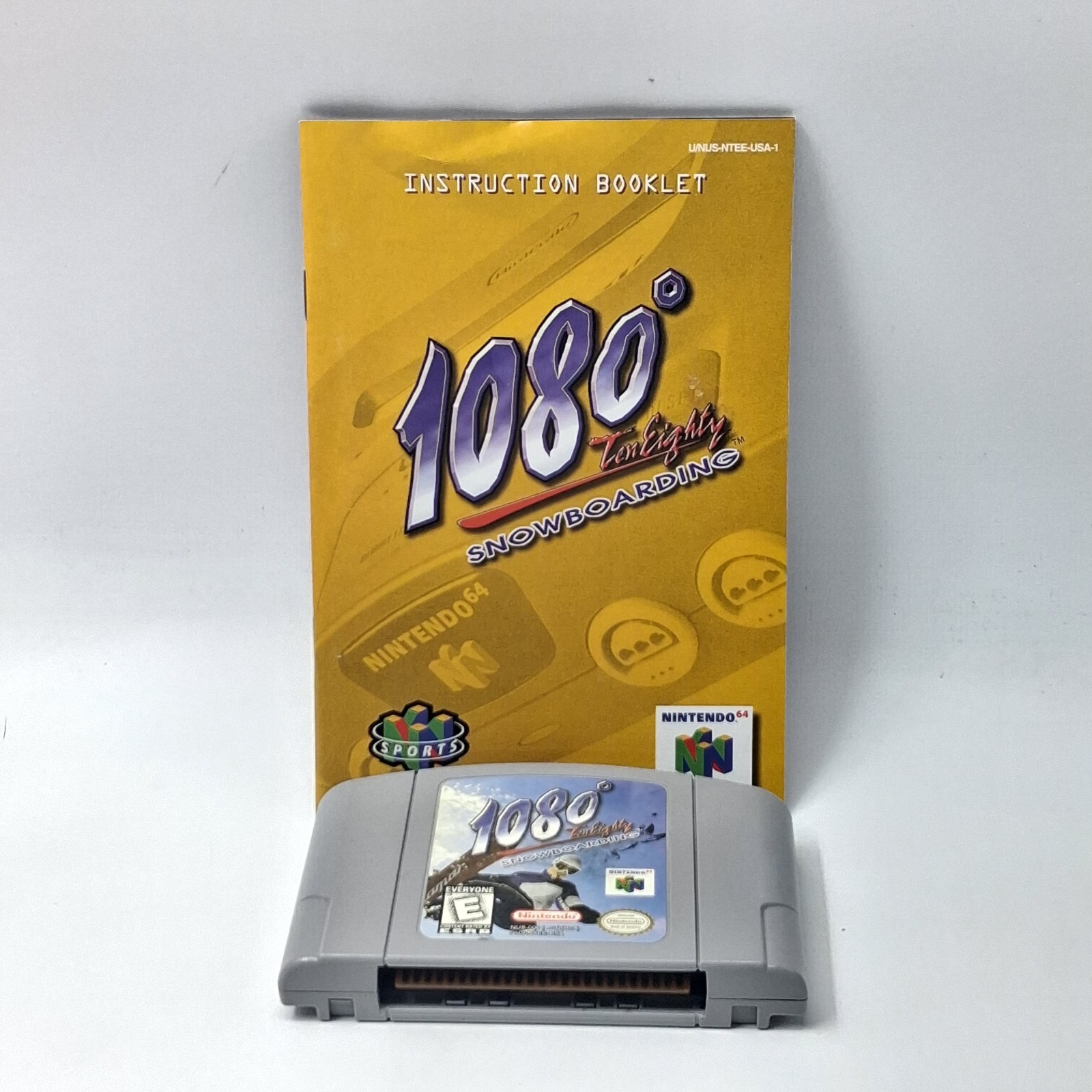 Nintendo 64 1080 Snowboarding N64 Authentic Cartridge With Manual Tested