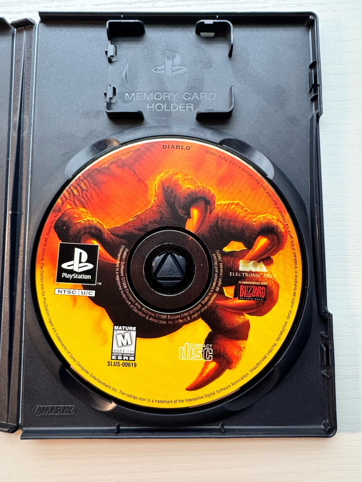 Diablo (Sony PlayStation 1 PS1, 1998) Disc Only Tested Works