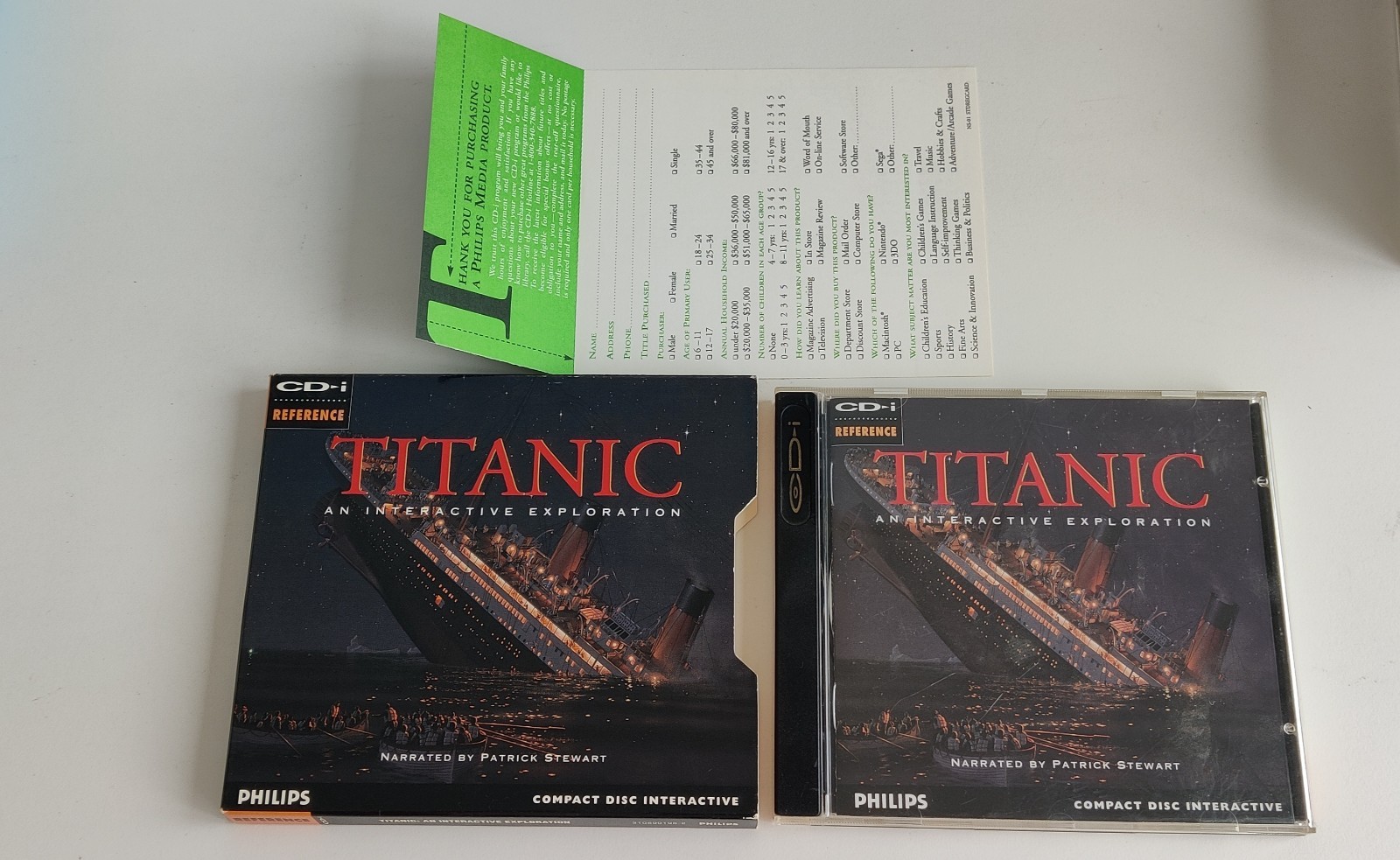 TITANIC An Interactive Exploration Philips CDI Cd-i Interactive RegionFree