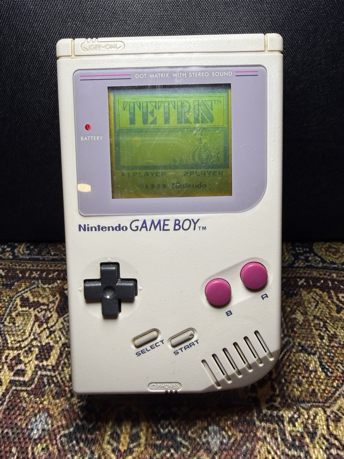Original Nintendo Game Boy W/ Tetris (Working)