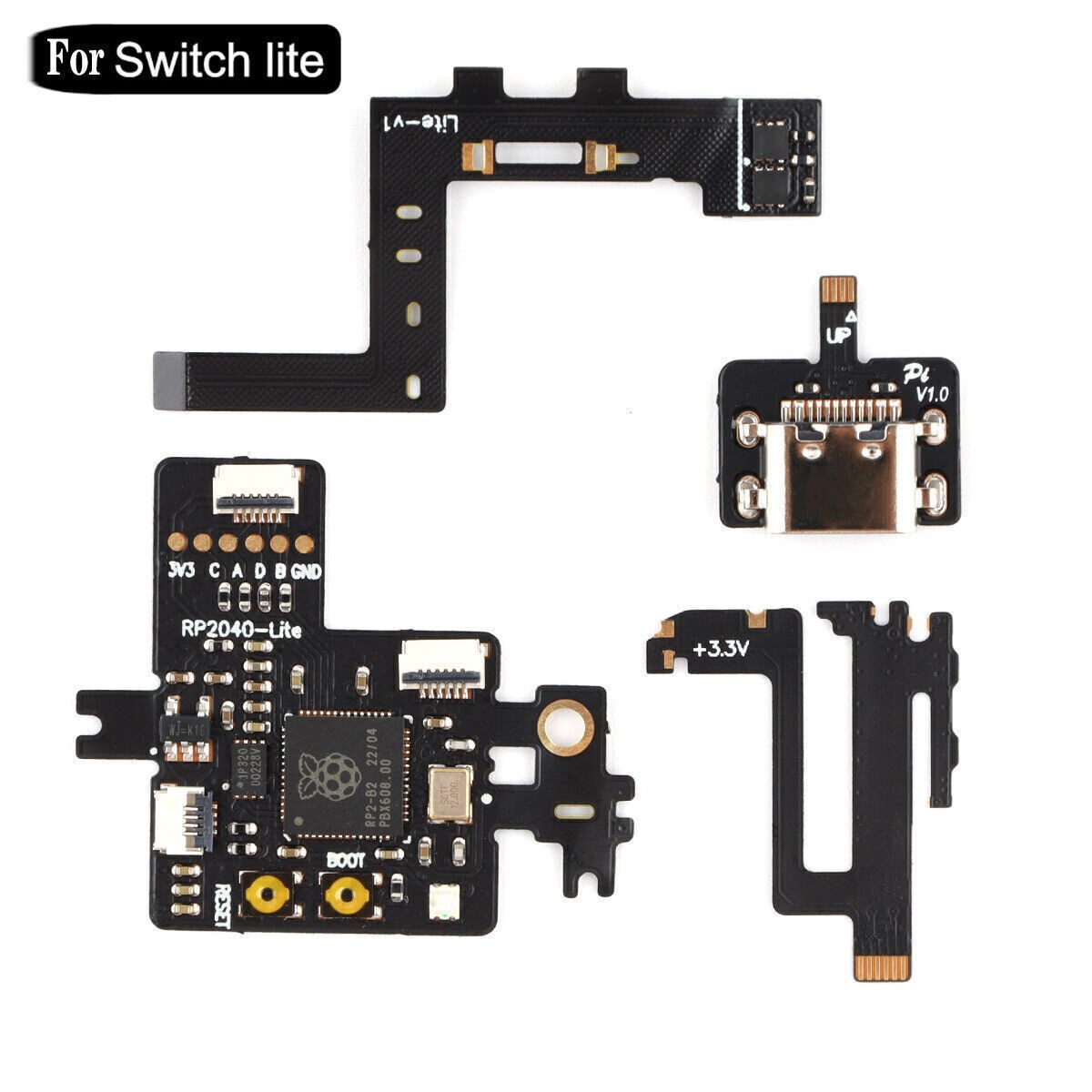 RP2040 Game Console Cable Chip for Nintendo Switch NS / Lite / OLED Replacement.