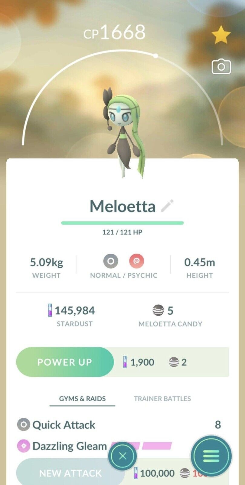 MELOETTA POGO | Pokemon G0 to Home Transfer | Authentic (Custom O.T)