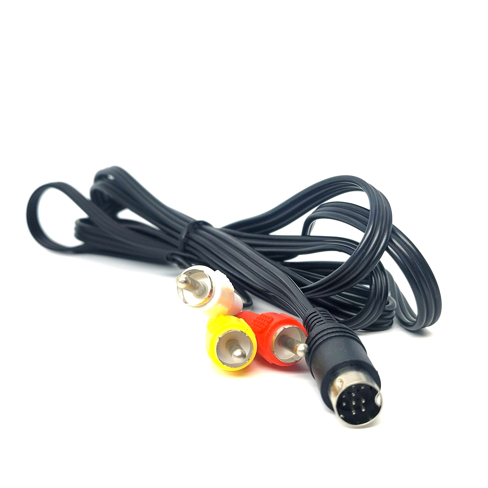 Sega Genesis 2/3 AV Cable Replacement 6FT Composite RCA Audio Video Cord MK-1631