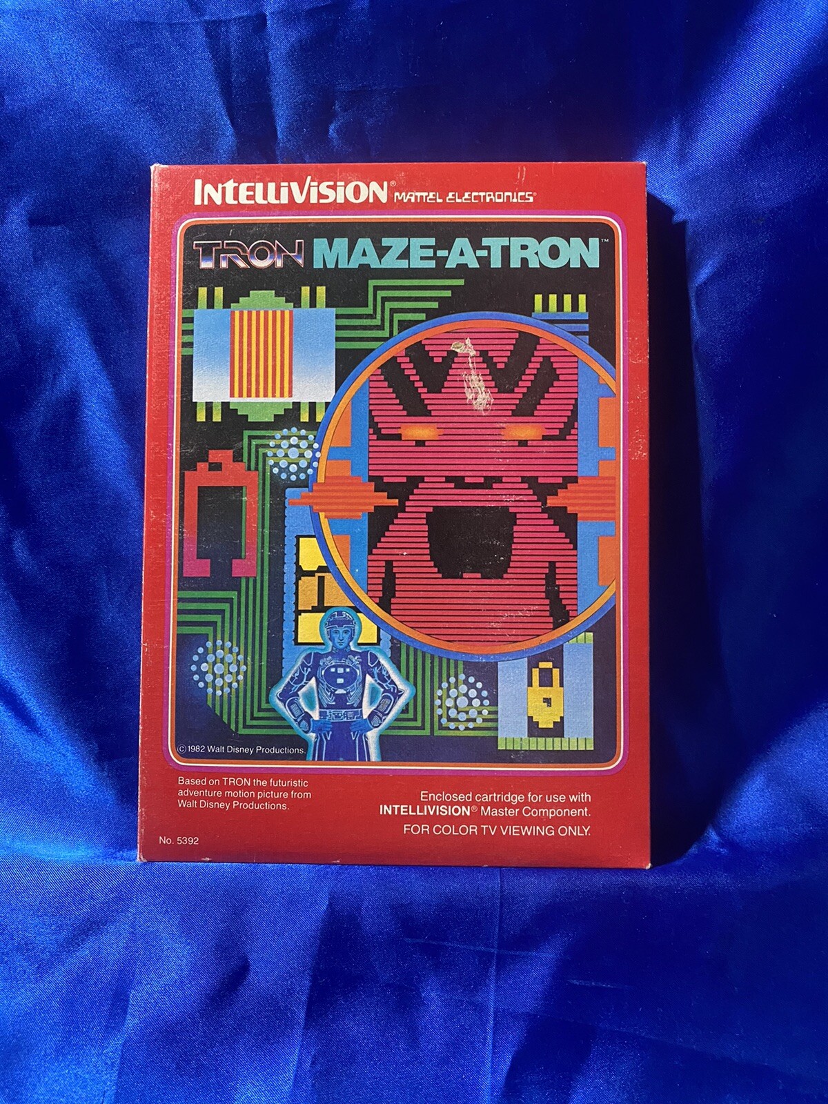 Intellivision Game Maze A TRON – Complete VERY NICE CLEAN GAME & BOX