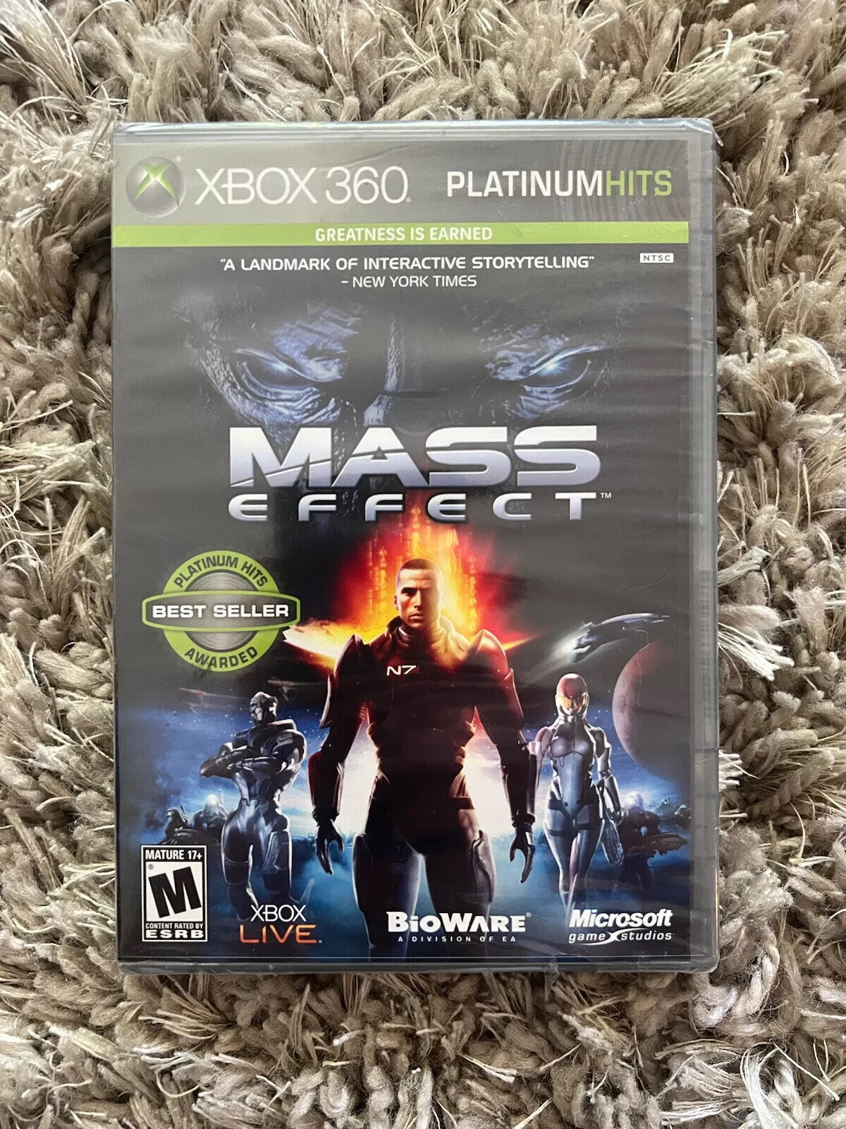 Mass Effect — Platinum Hits – X-Box 360 – New Sealed