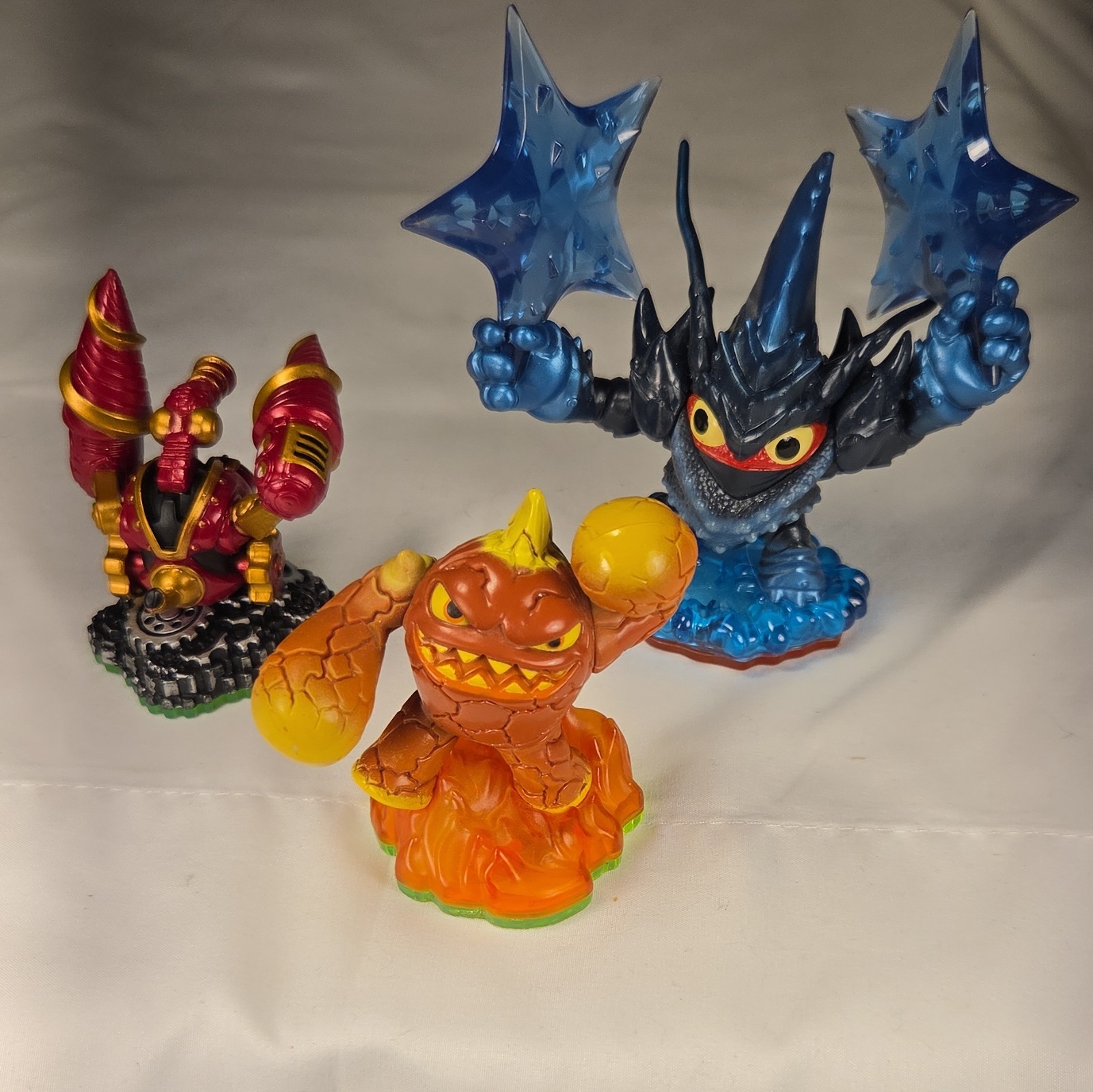 Activision Skylanders Lot (3) Lob Star, Eruptor, Drill Sergeant (Red) 2012