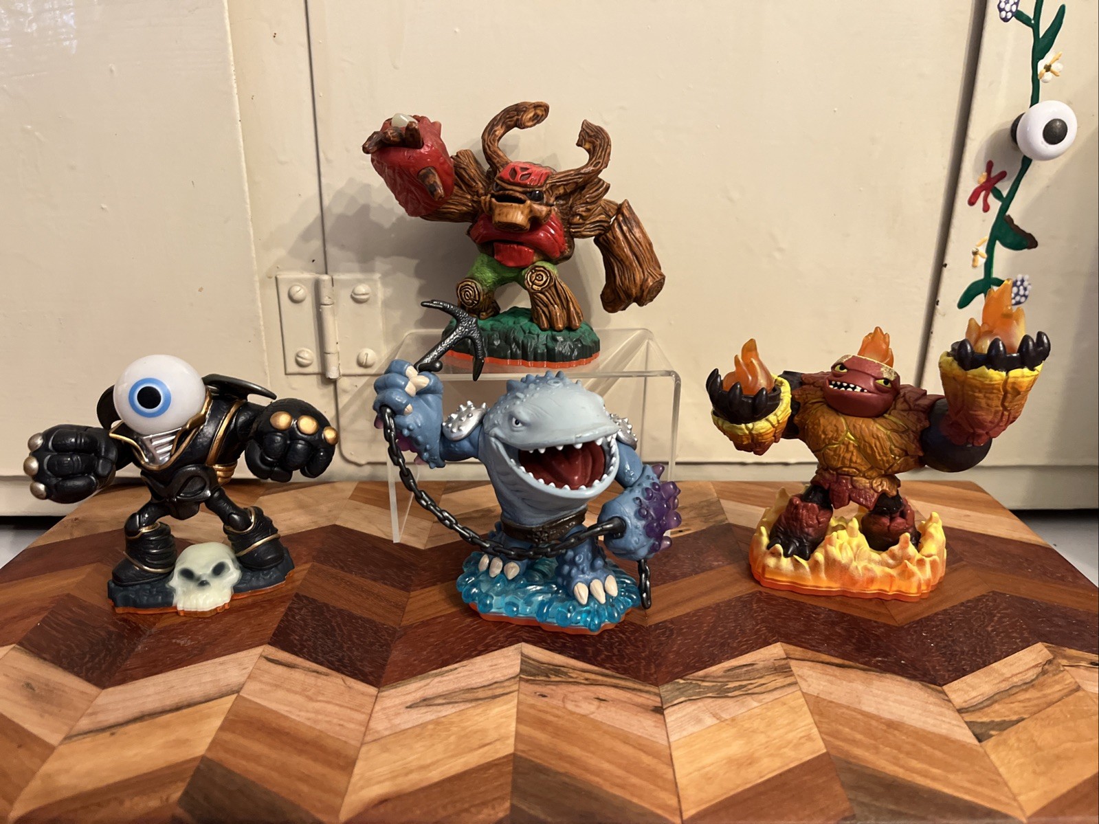 Skylanders Giants Figures Lot Tree Rex Eye-Brawl Hot Head Thumpback Not Tested