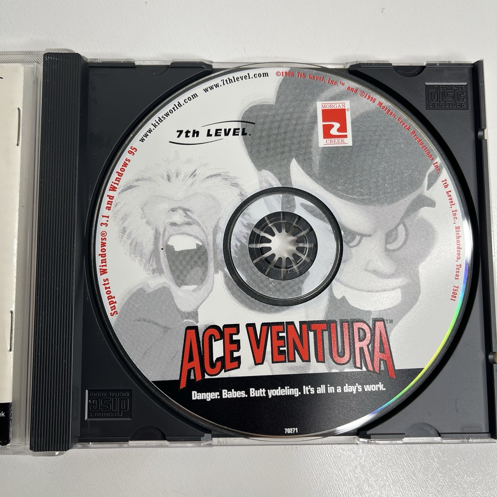 Ace Ventura PC Game CD-ROM 1996 7th Level Rare OOP!