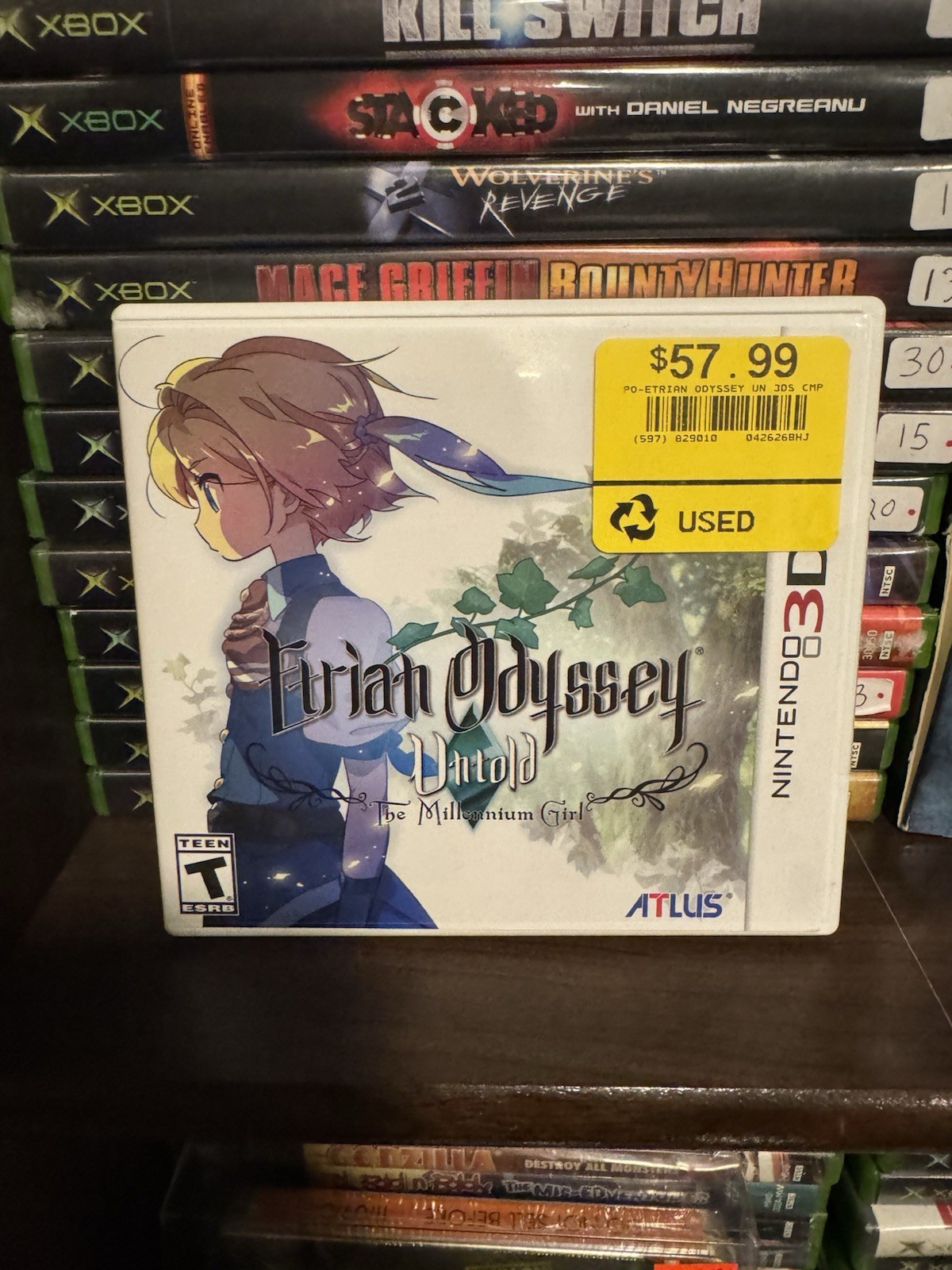 Etrian Odyssey Untold: The Millennium Girl (Nintendo 3DS) COMPLETE CIB!