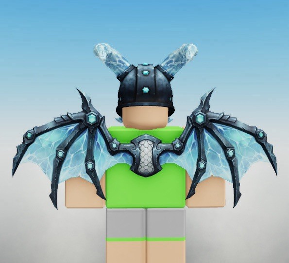 Roblox Ice Wyrm’s Wings & Helm Toy Code| 10$ Balance | Sent Thru Messages
