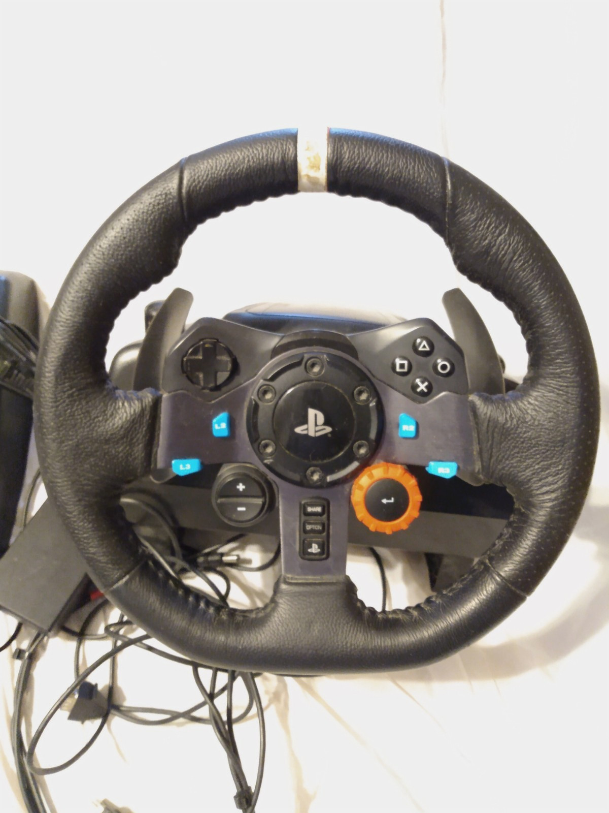 Logitech G29 Driving Force Racing Wheel and Floor Pedals Black NOT WORKING AS IS