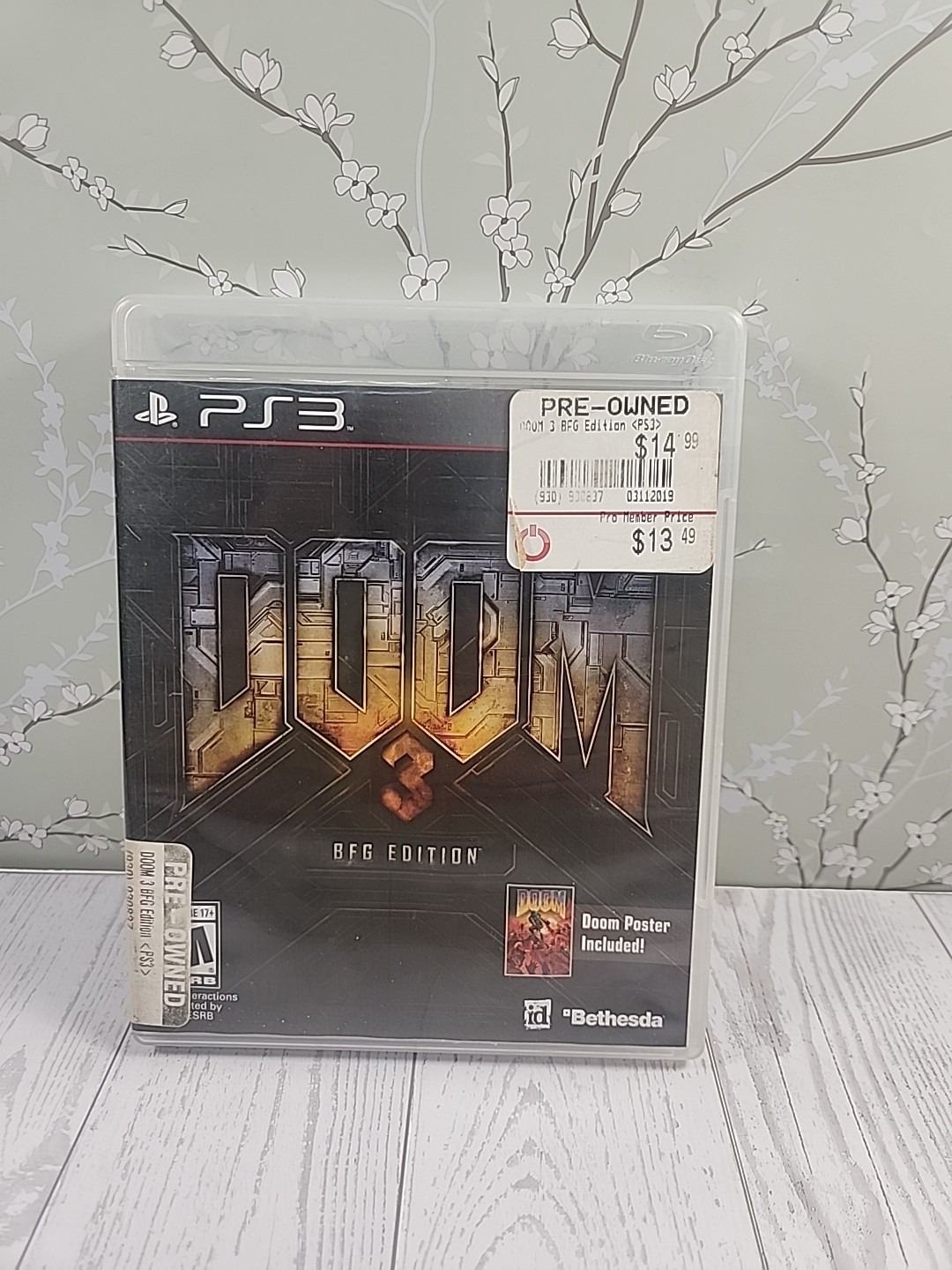 Doom 3 BFG Edition (Sony PlayStation 3, 2012) PS3 No Poster Or Manual TESTED