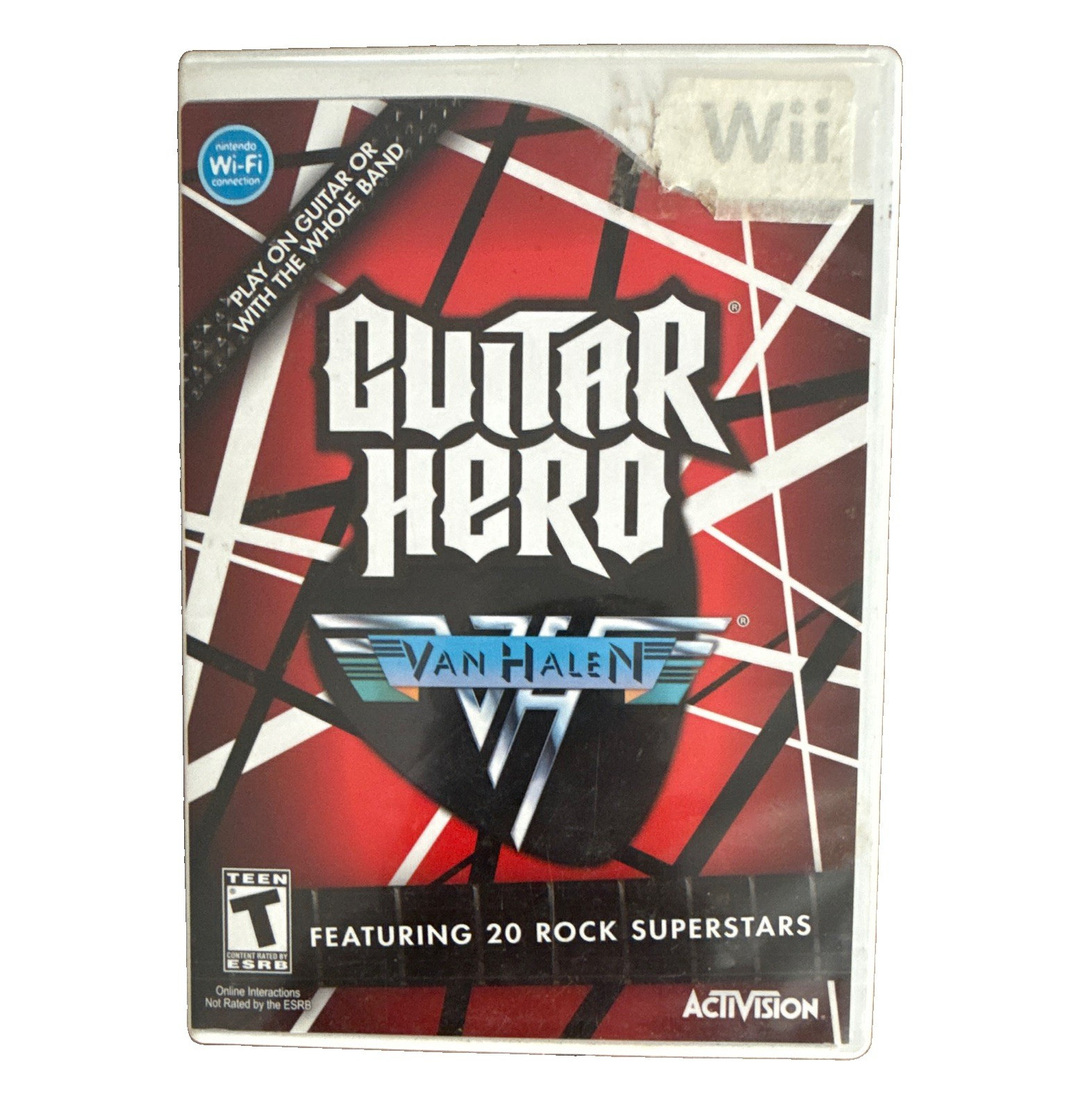 Guitar Hero: Van Halen Nintendo Wii Activision NTSC-U/C Case Manual Included
