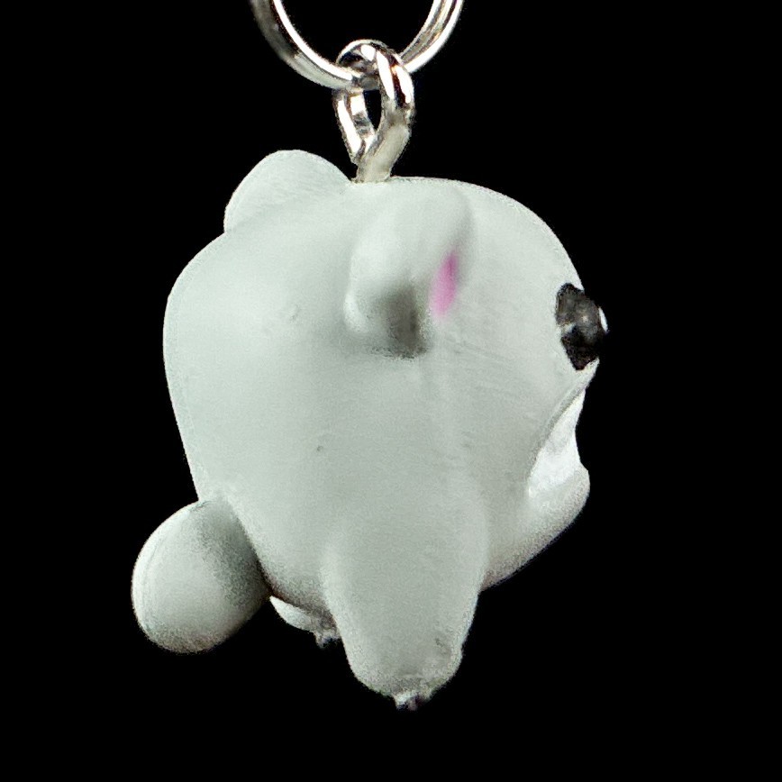 The Behemoth Castle Crashers BiPolar Bear Animal Orb Keychain Charm Strap Figure
