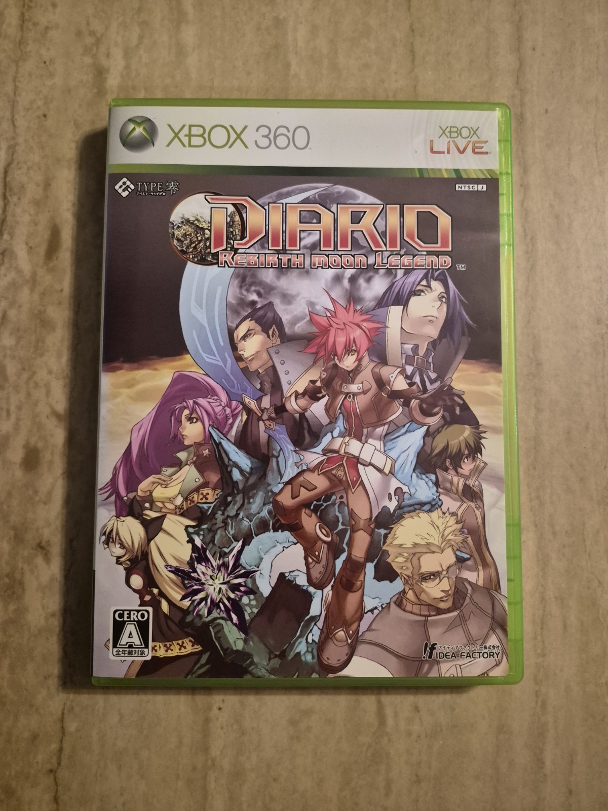 Diario Reverse Moon Legend Japanese Edition NTSC-J Xbox 360 Complete US Seller