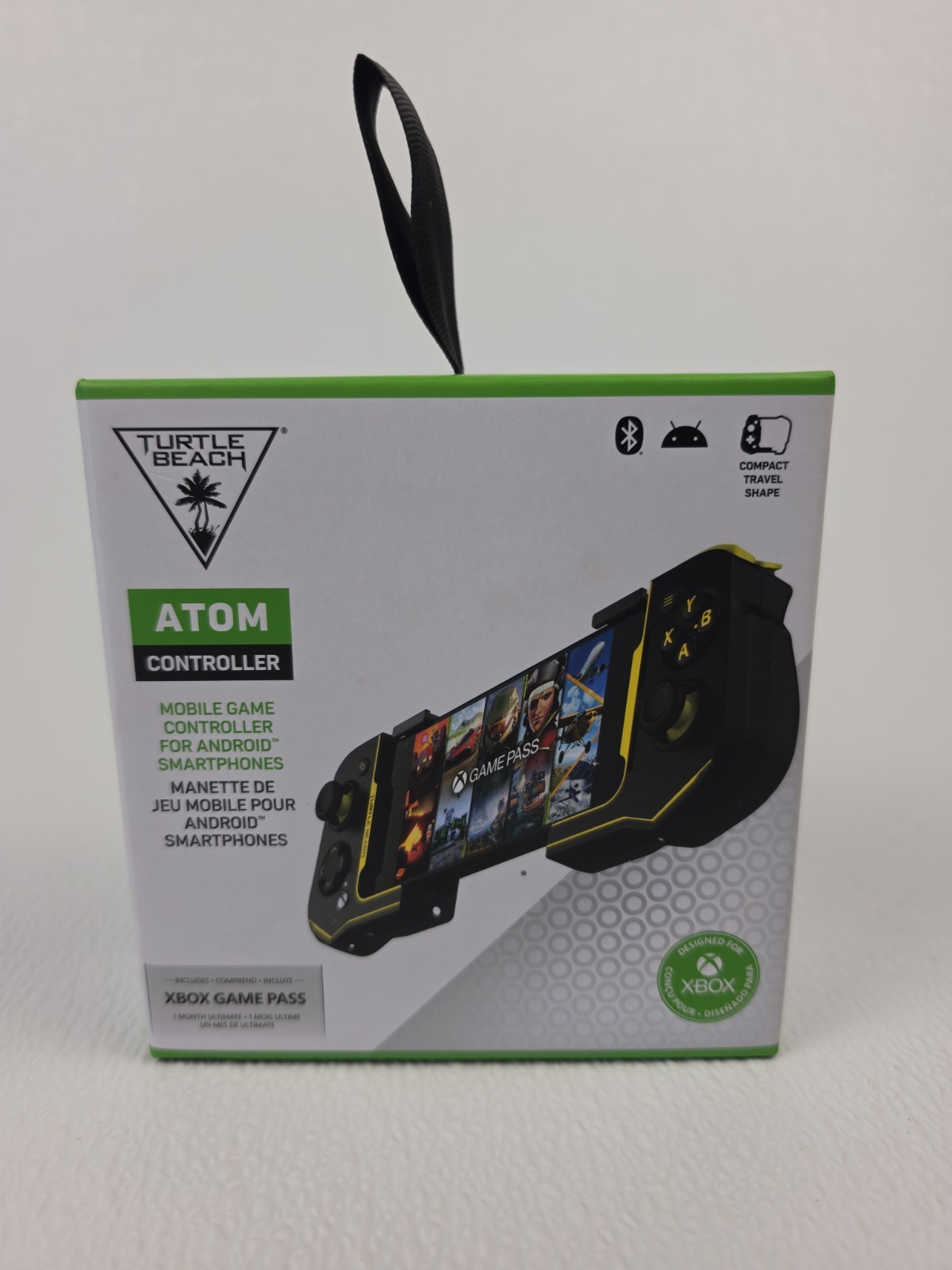 Turtle Beach Atom Mobile Game Controller Black/Yellow for Android Phones NEW