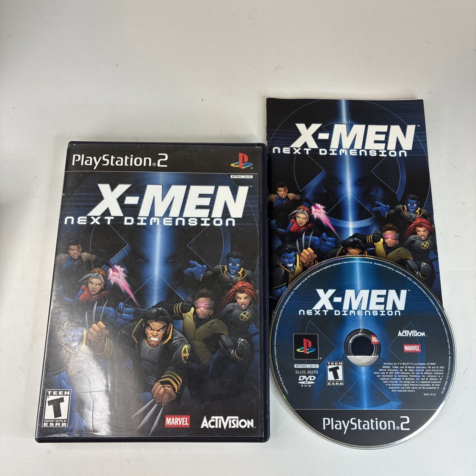 X-Men Next Dimension PlayStation 2 PS2 Complete With Manual CIB Tested & Clean