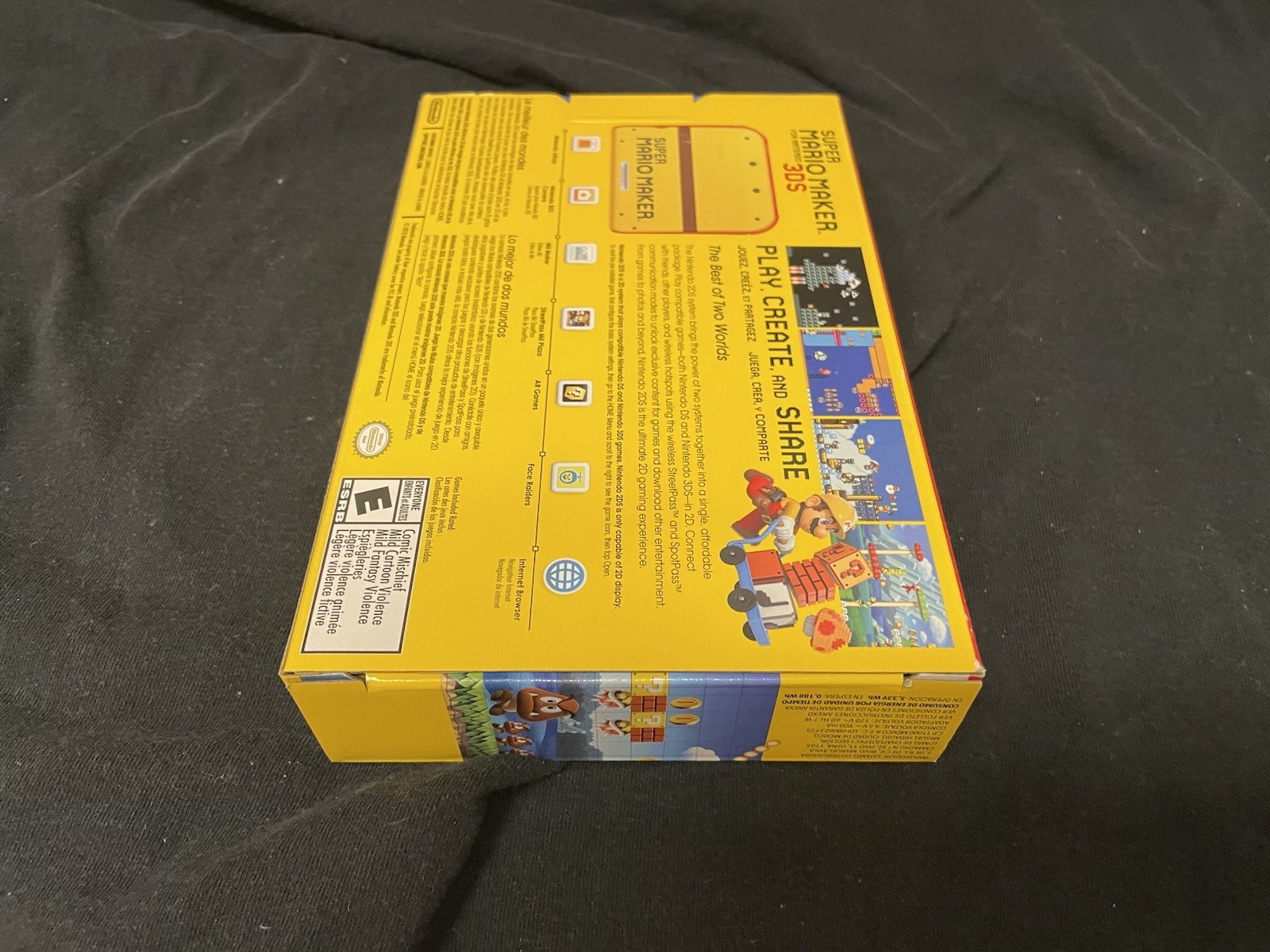 Nintendo 2DS Super Mario Maker Edition Yellow/Red 4GB Wi-Fi Region Free