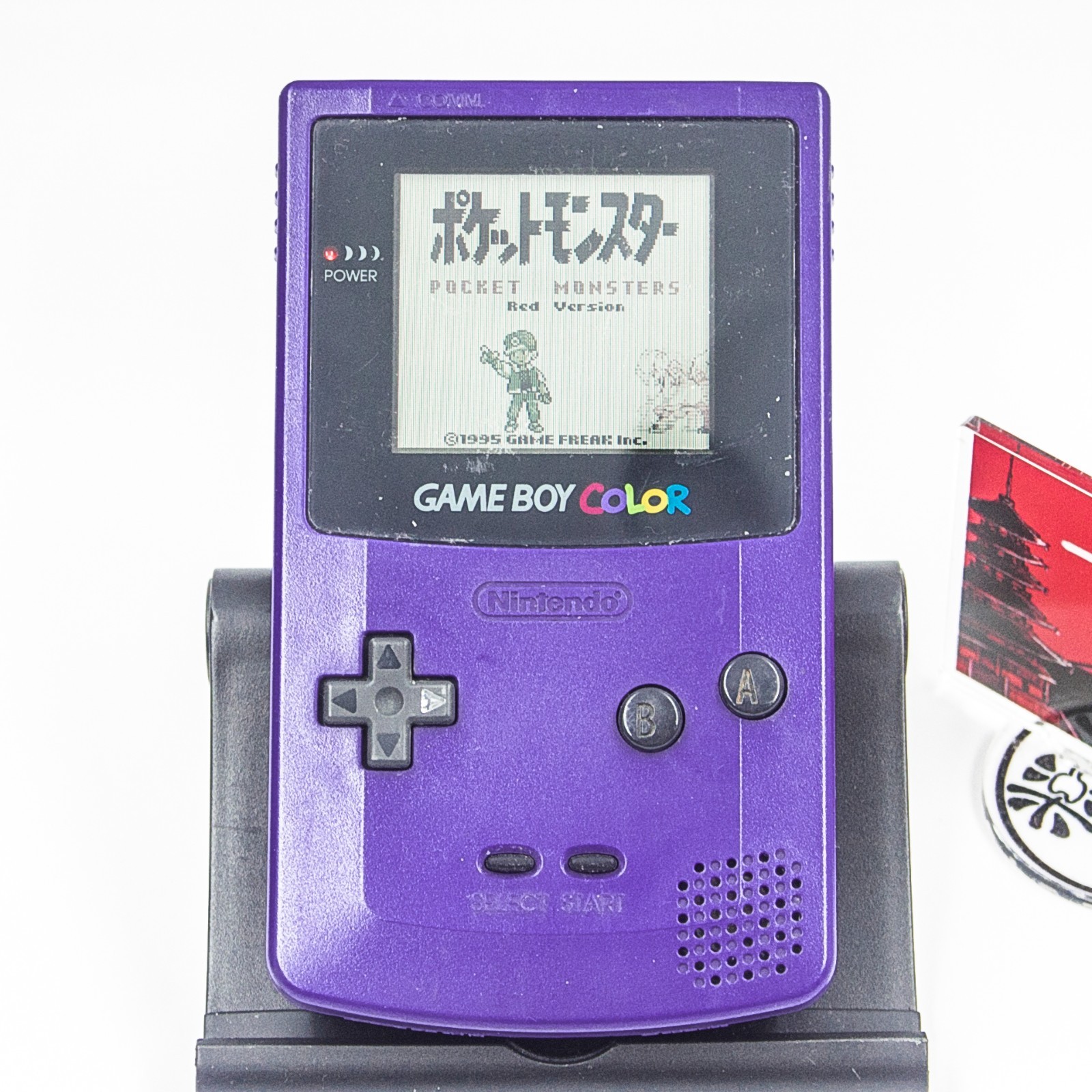 Nintendo Game Boy Color Purple & Pocket Monsters Red Japanese