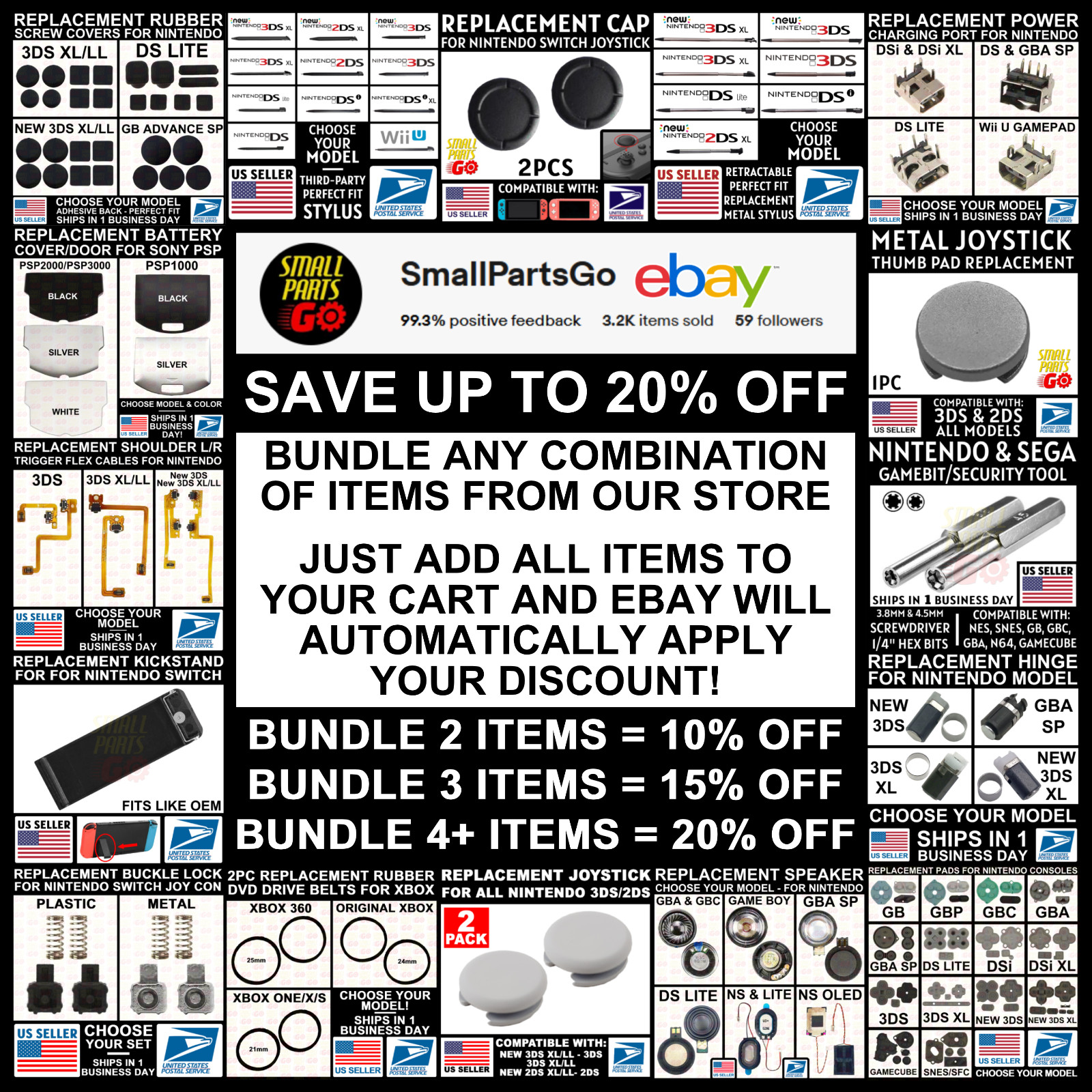 Tri-Wing Screwdriver Tool For Nintendo Console/Games 3DS/2DS/XL/DS/Lite/GBA/SP