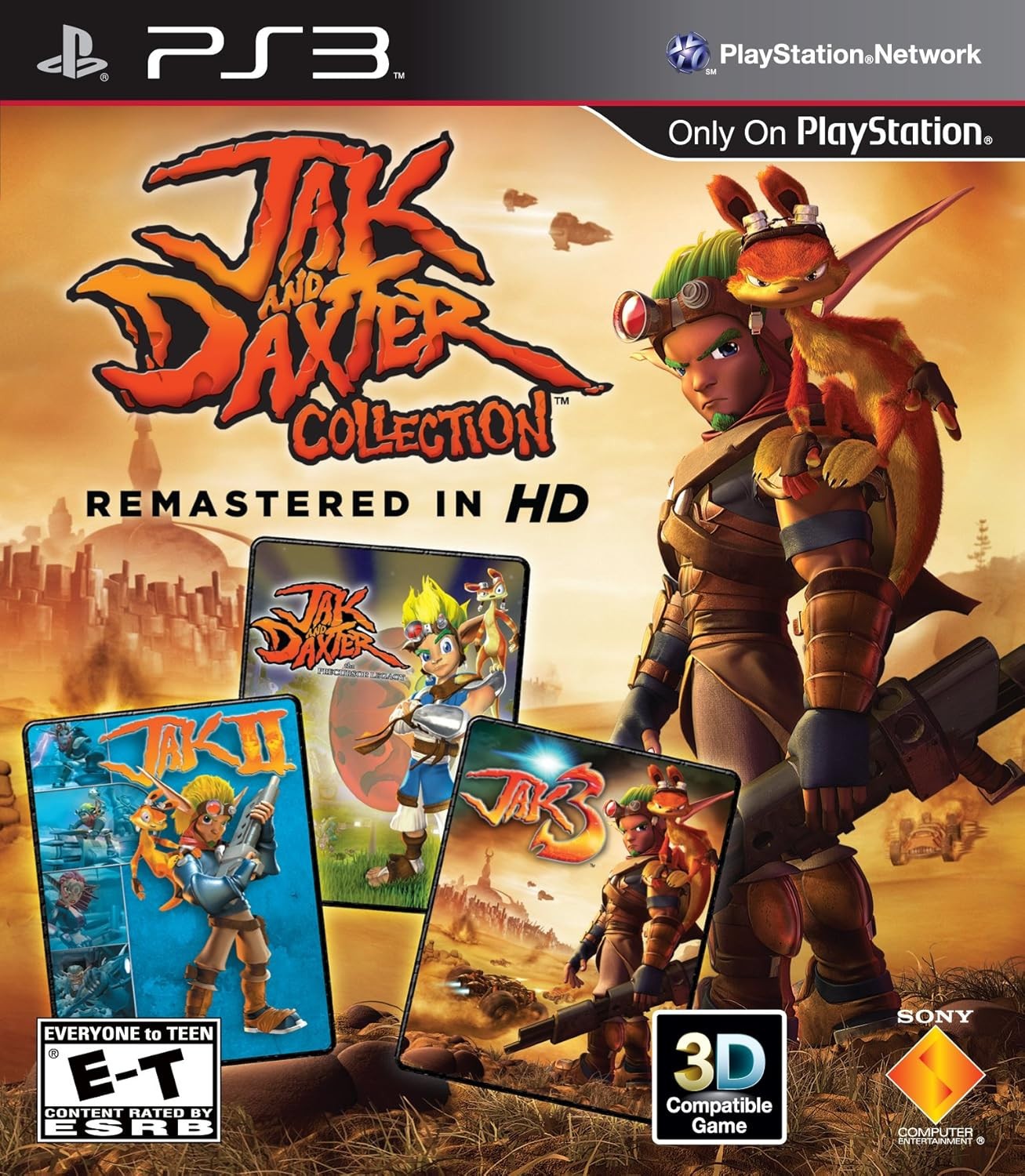 Jak and Daxter Collection PS3 Disc and Case Tested Naughty Dog HD Remaster PS2