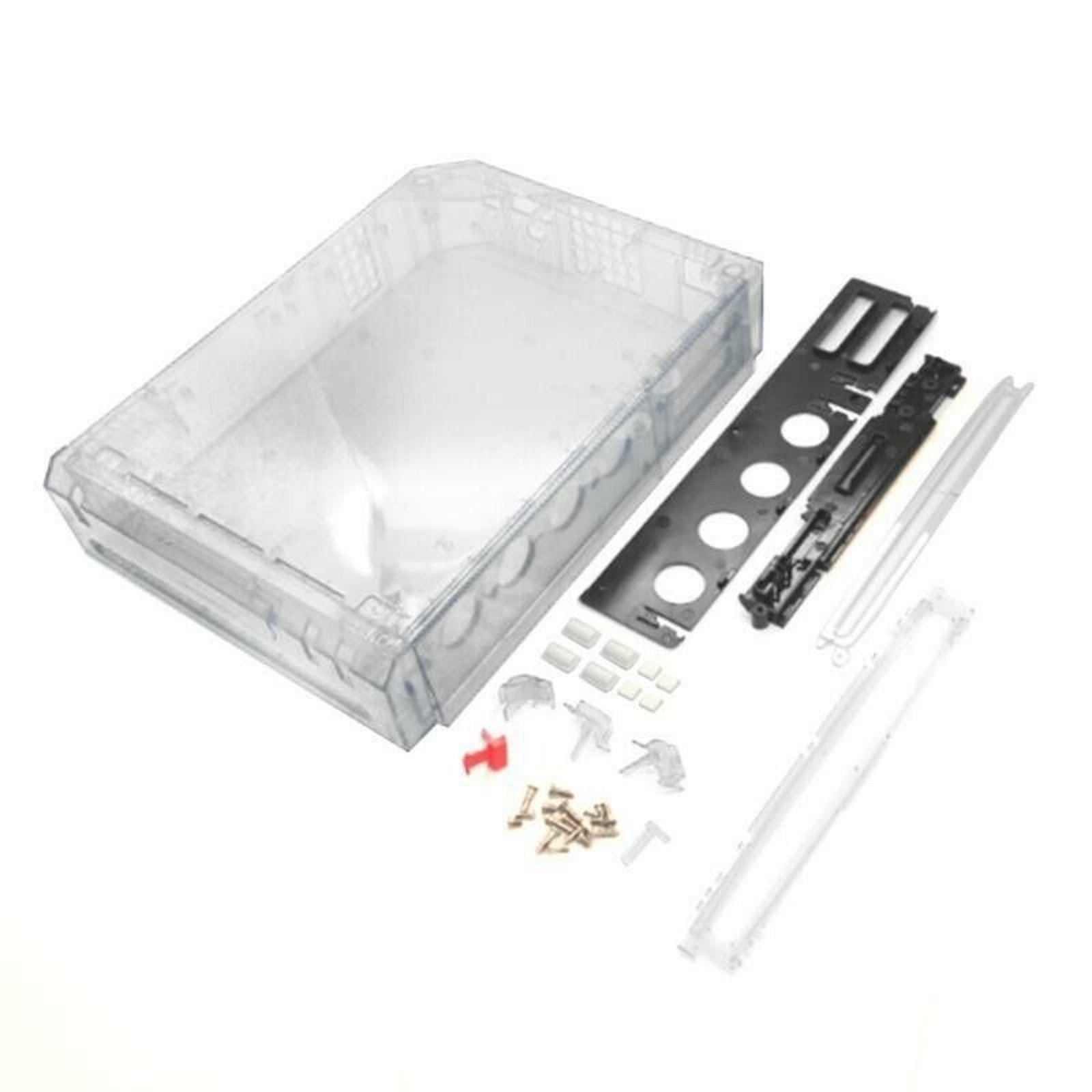 Nintendo Wii Replacement Shell Housing TRANSPARENT CLEAR