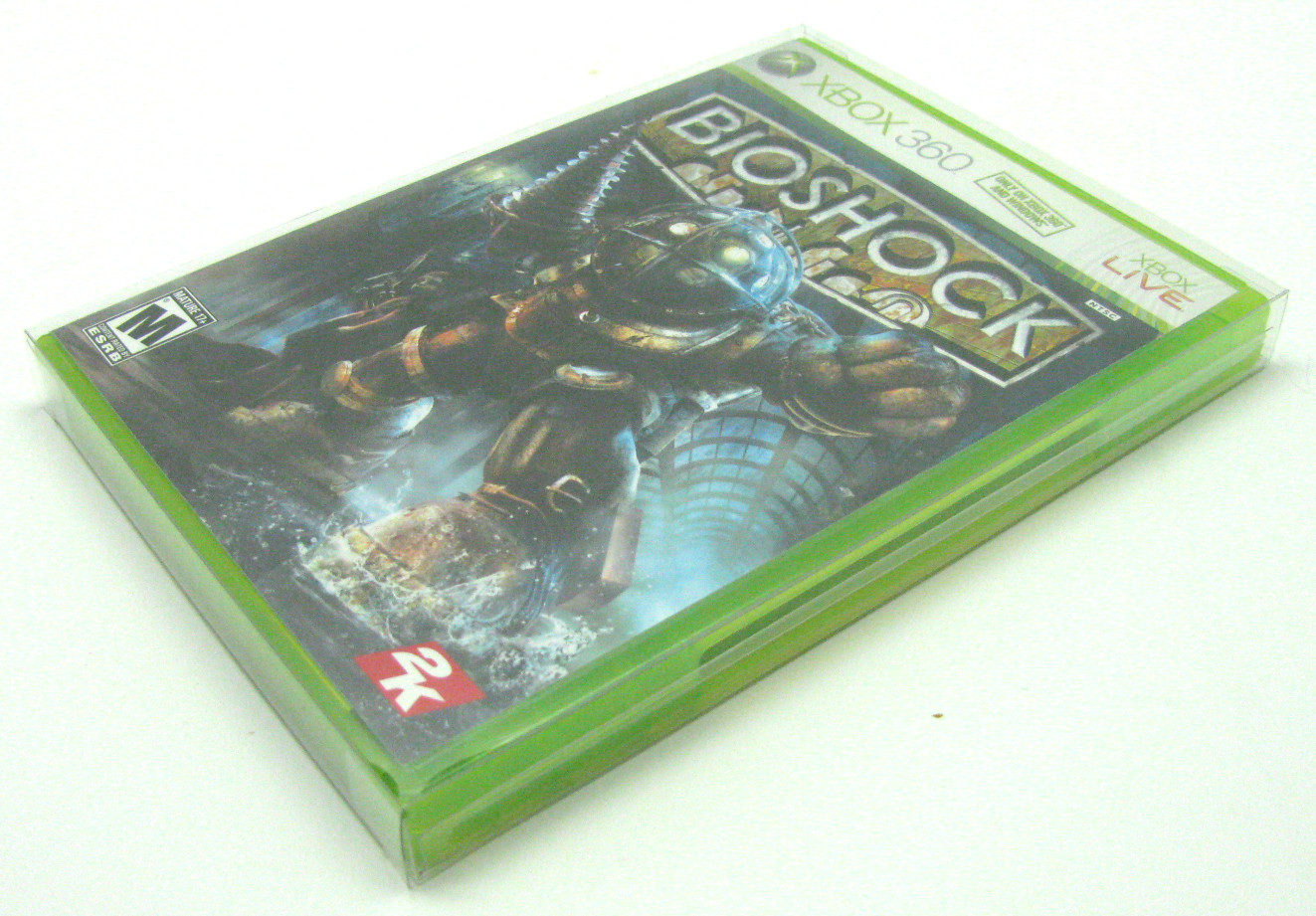 10Pack XBOX 360 CIB GAME – CLEAR PLASTIC PROTECTIVE BOX PROTECTOR CASE SLEEVE