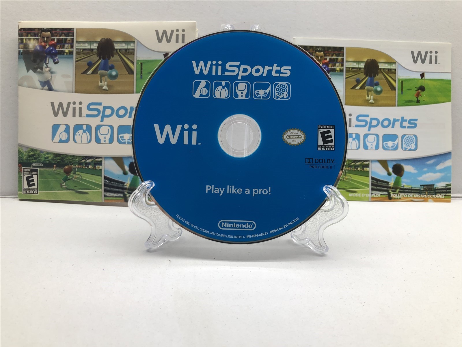 Wii Sports – Complete in Sleeve – Bowling Baseball Golf Boxing – 1 Year Warranty