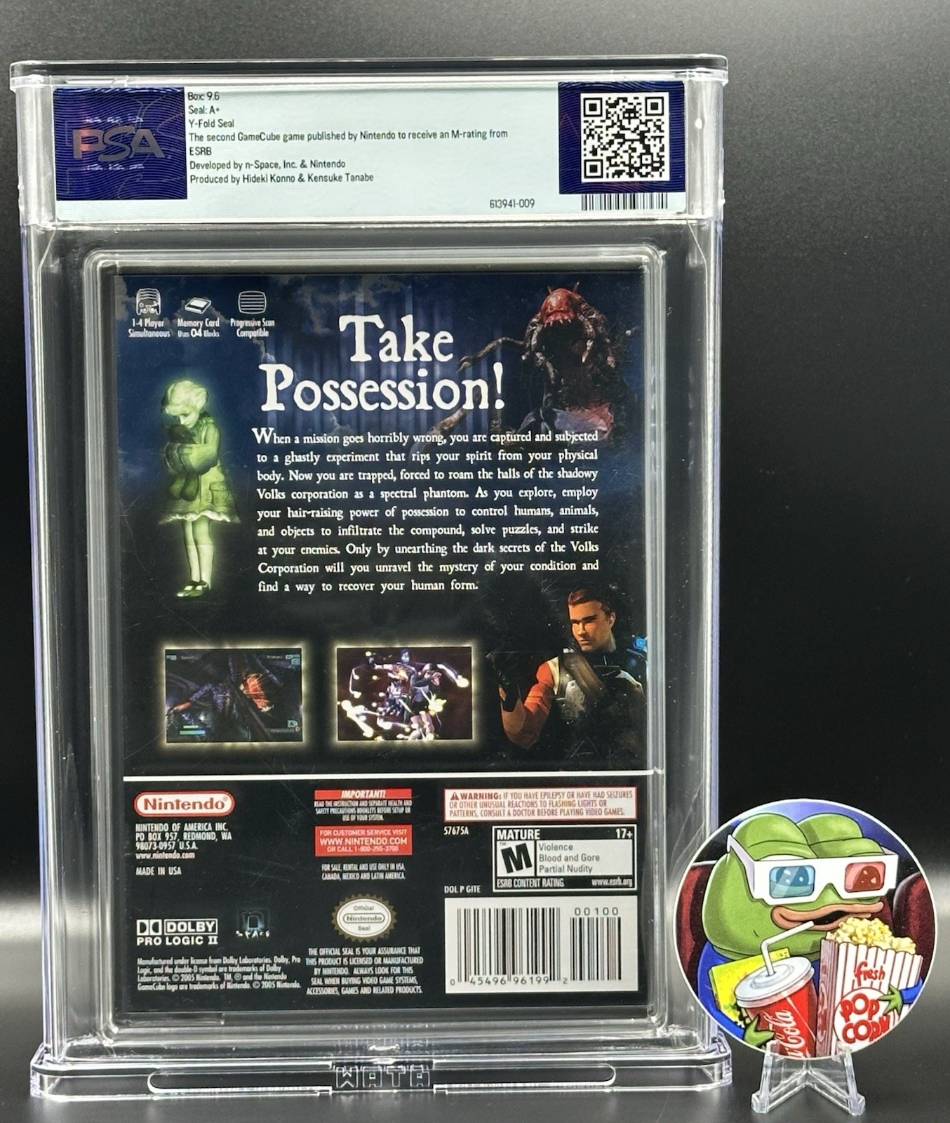 Geist • PSA 9.6 A+ • GameCube • Not VGA/CGC