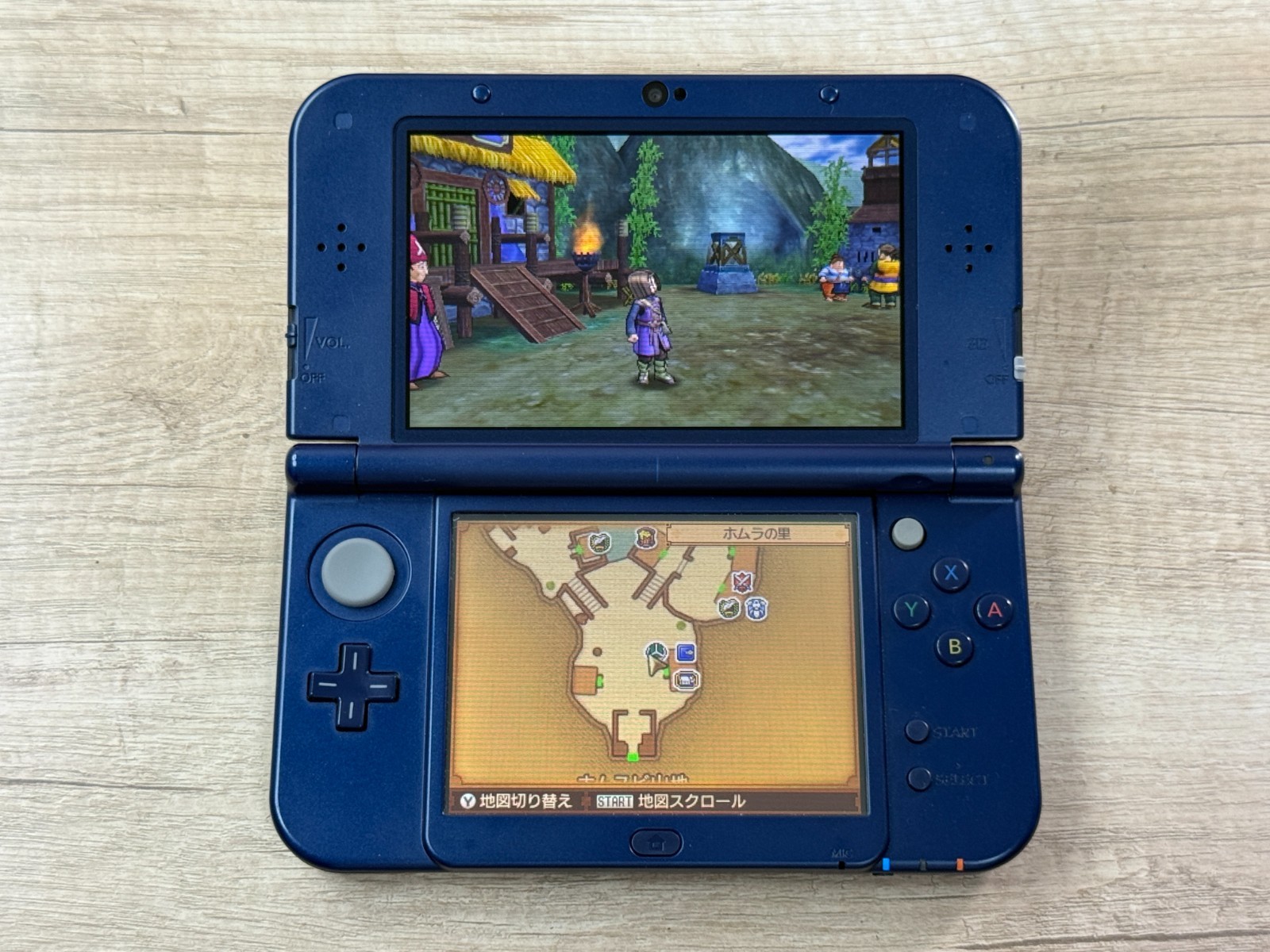 RANK A Nintendo New 3DS XL Metallic Blue Console Tested Japan ver D4228