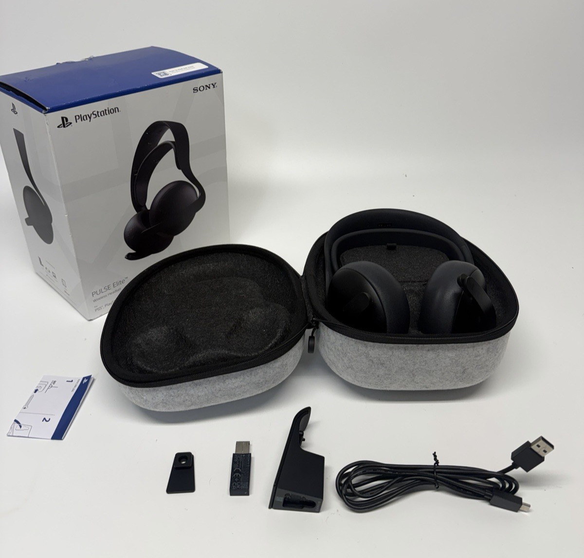 NEW Sony PULSE Elite Wireless Bluetooth Headset for PS5 PC Mac Mobile Black