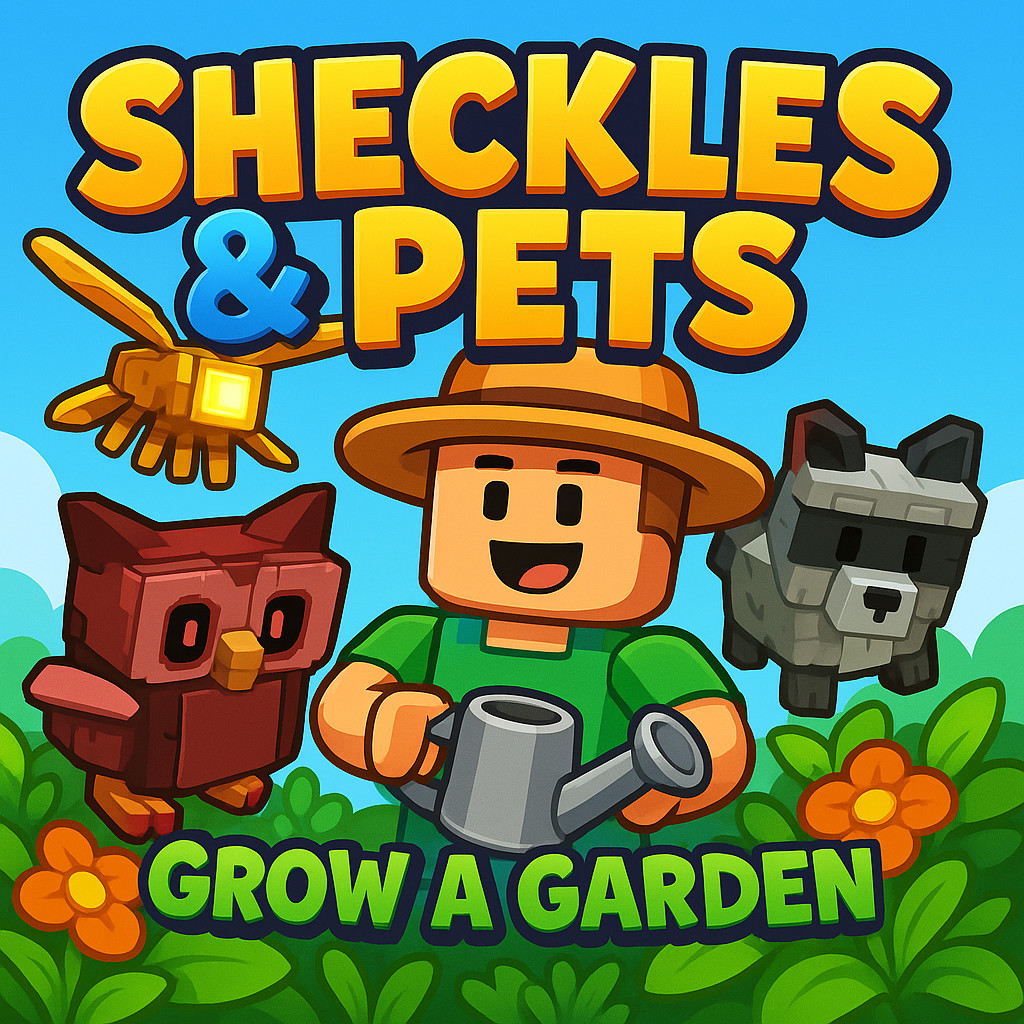 [❄️CHEAP & SAMEDAY DELIVERY❄️] 🔥SHECKLES & PETS🔥ROBLOX GROW A GARDEN✨
