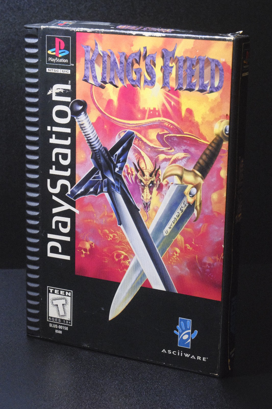 FromSoftware’s King’s Field (1996) – PS1 Long Box w/ Manual & Internal Box Art